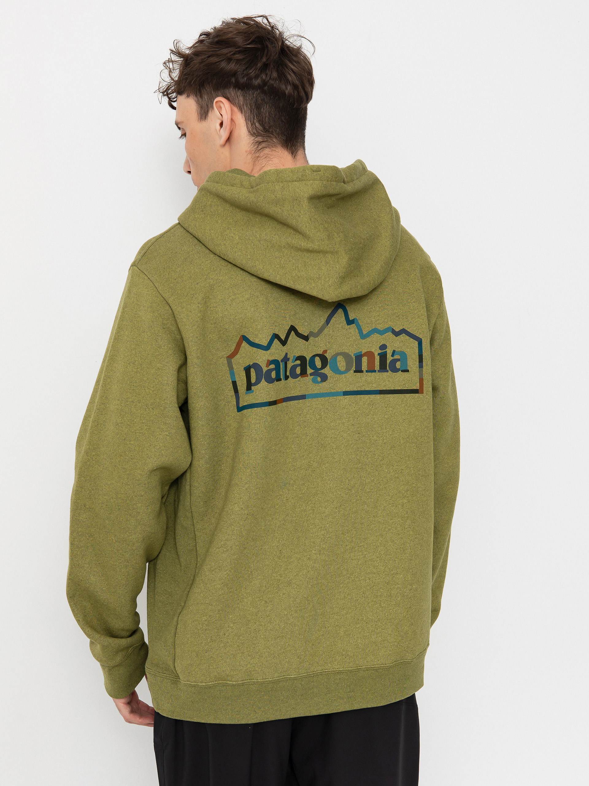Mikina s kapucí Patagonia Unity Fitz Uprisal HD (graze green)