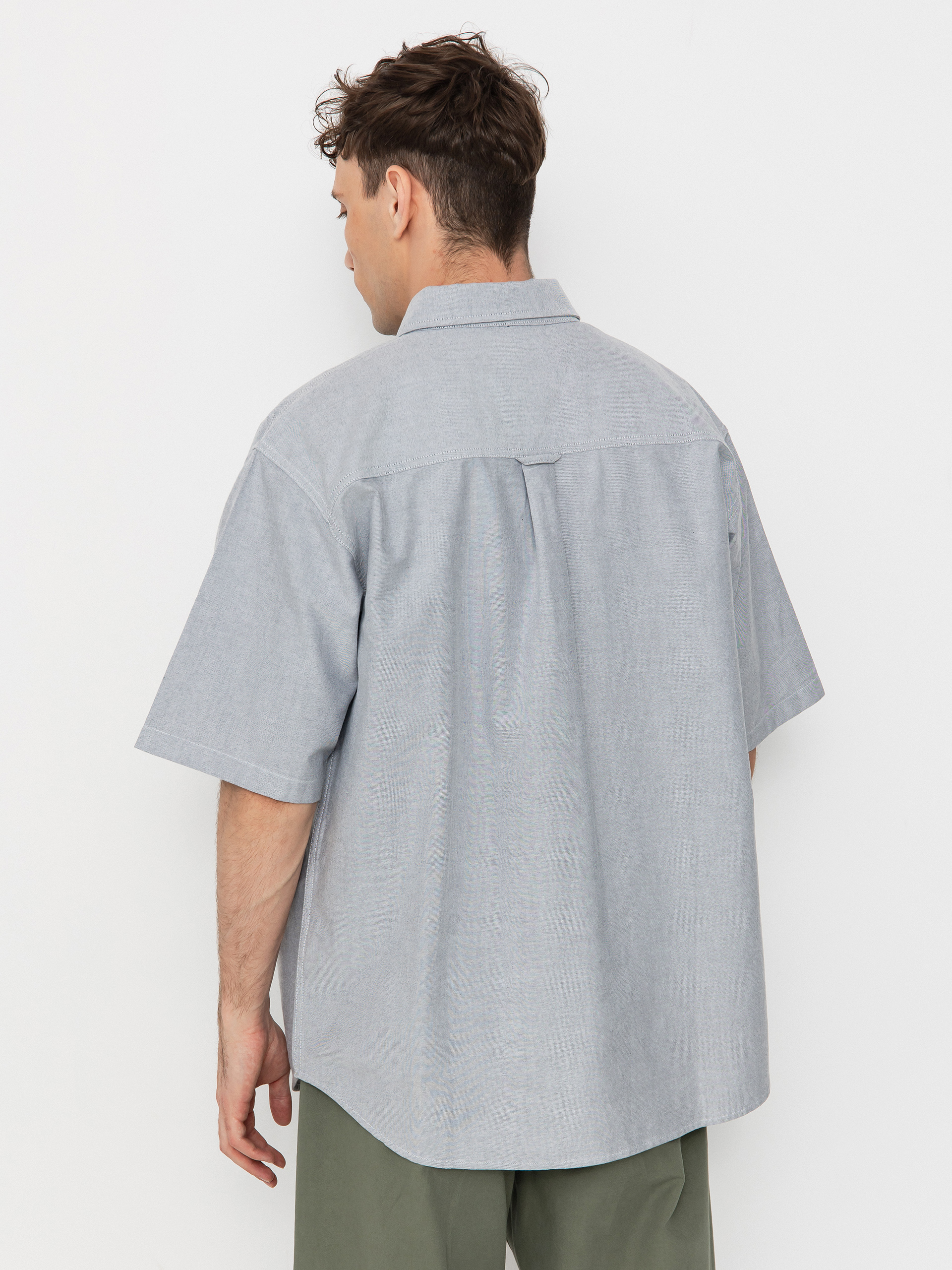 Košile Carhartt WIP Braxton (graphite/wax)