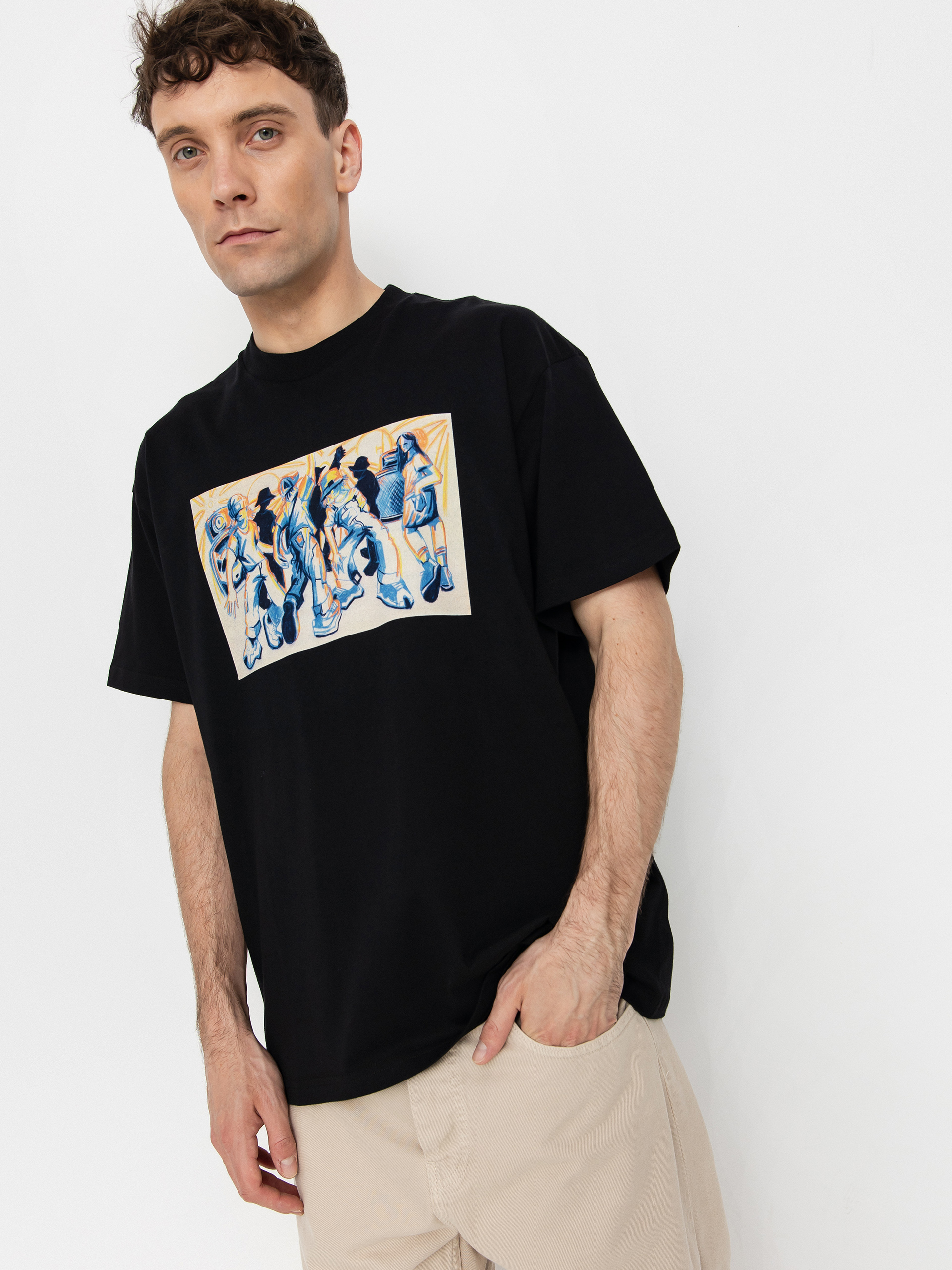 Tričko Carhartt WIP Cai Arfon Bellis (black)