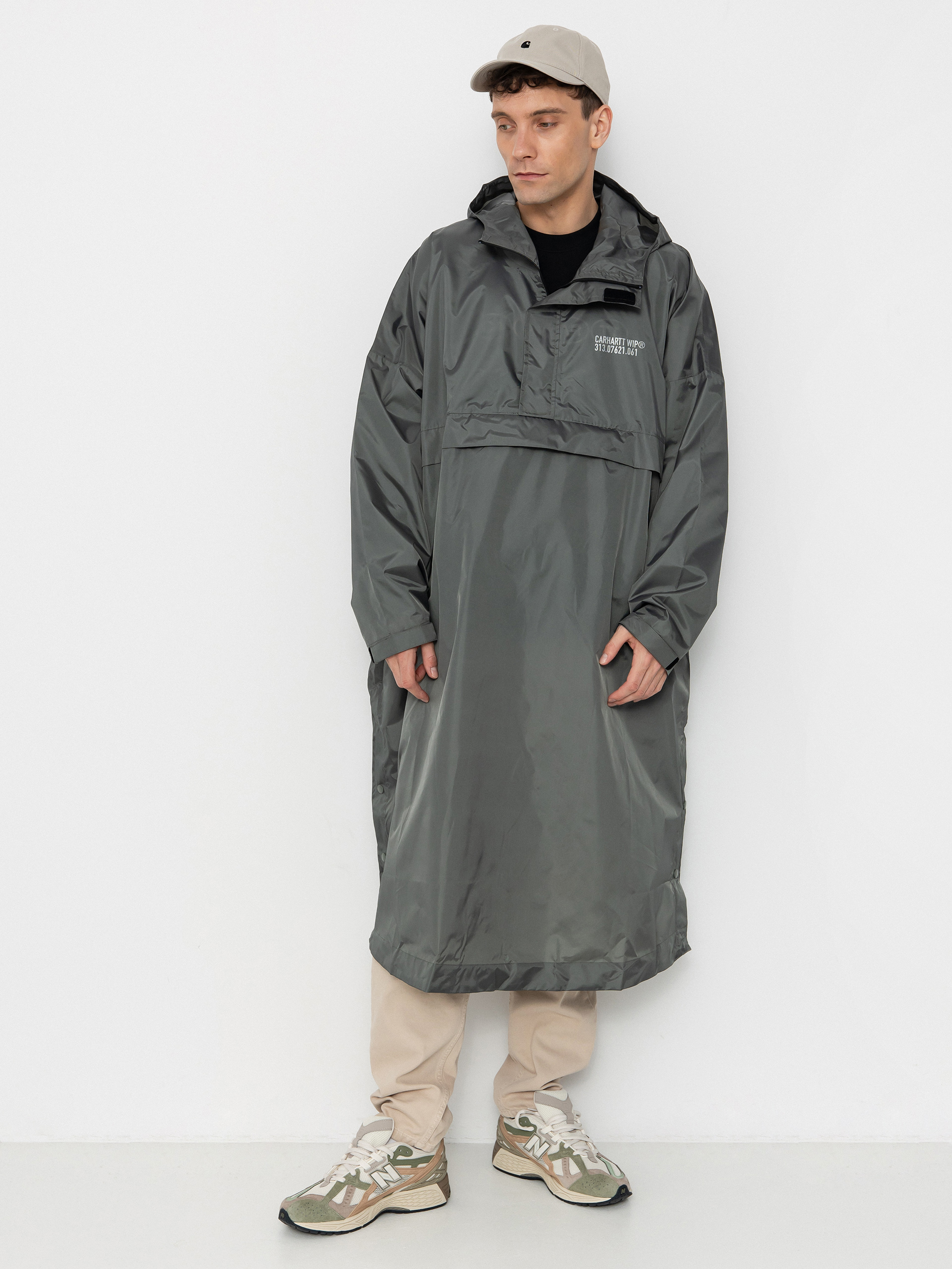 Akcesoria Carhartt WIP Tour Packable Rain Poncho (smoke green/reflective)