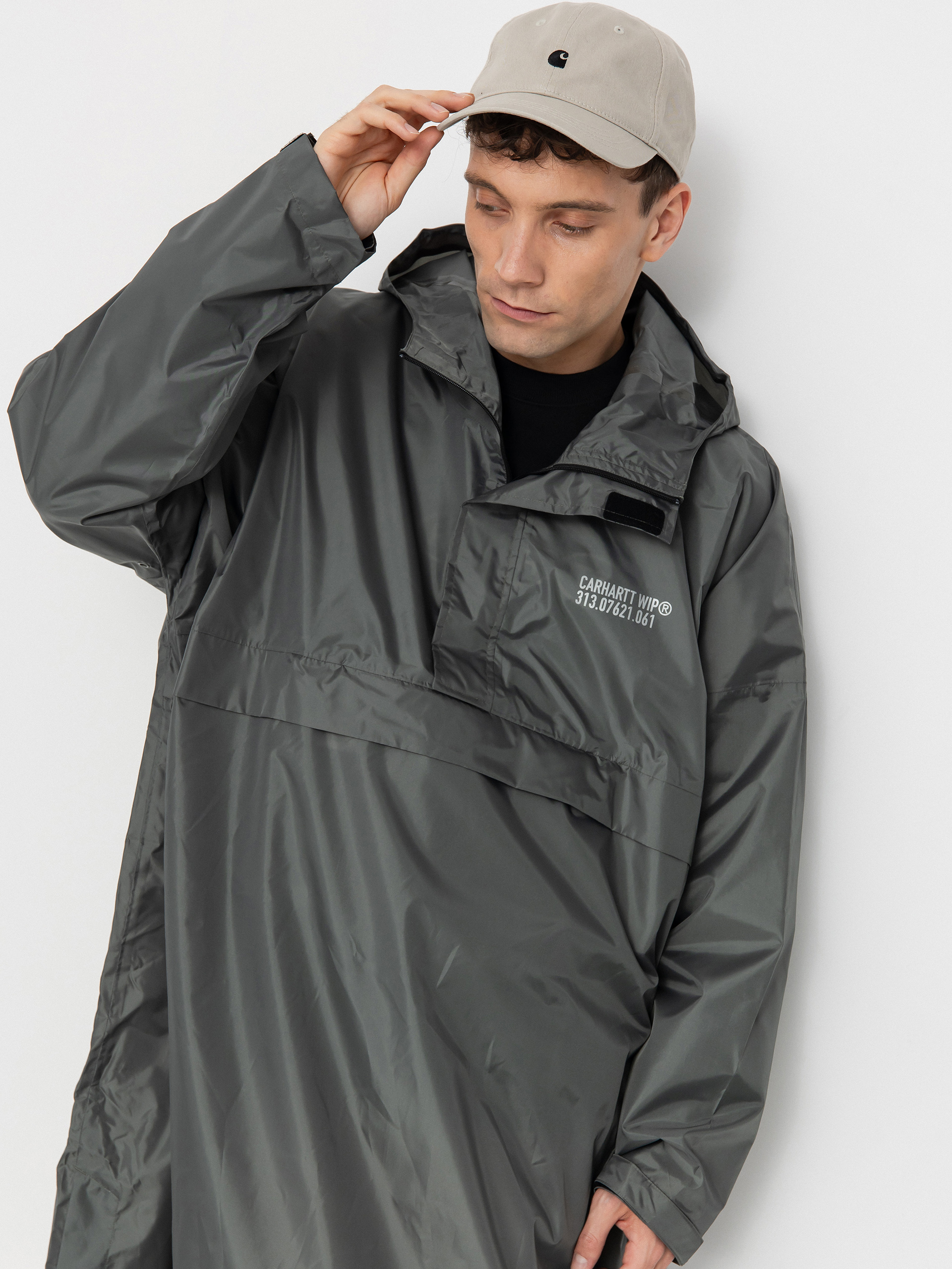 Akcesoria Carhartt WIP Tour Packable Rain Poncho (smoke green/reflective)