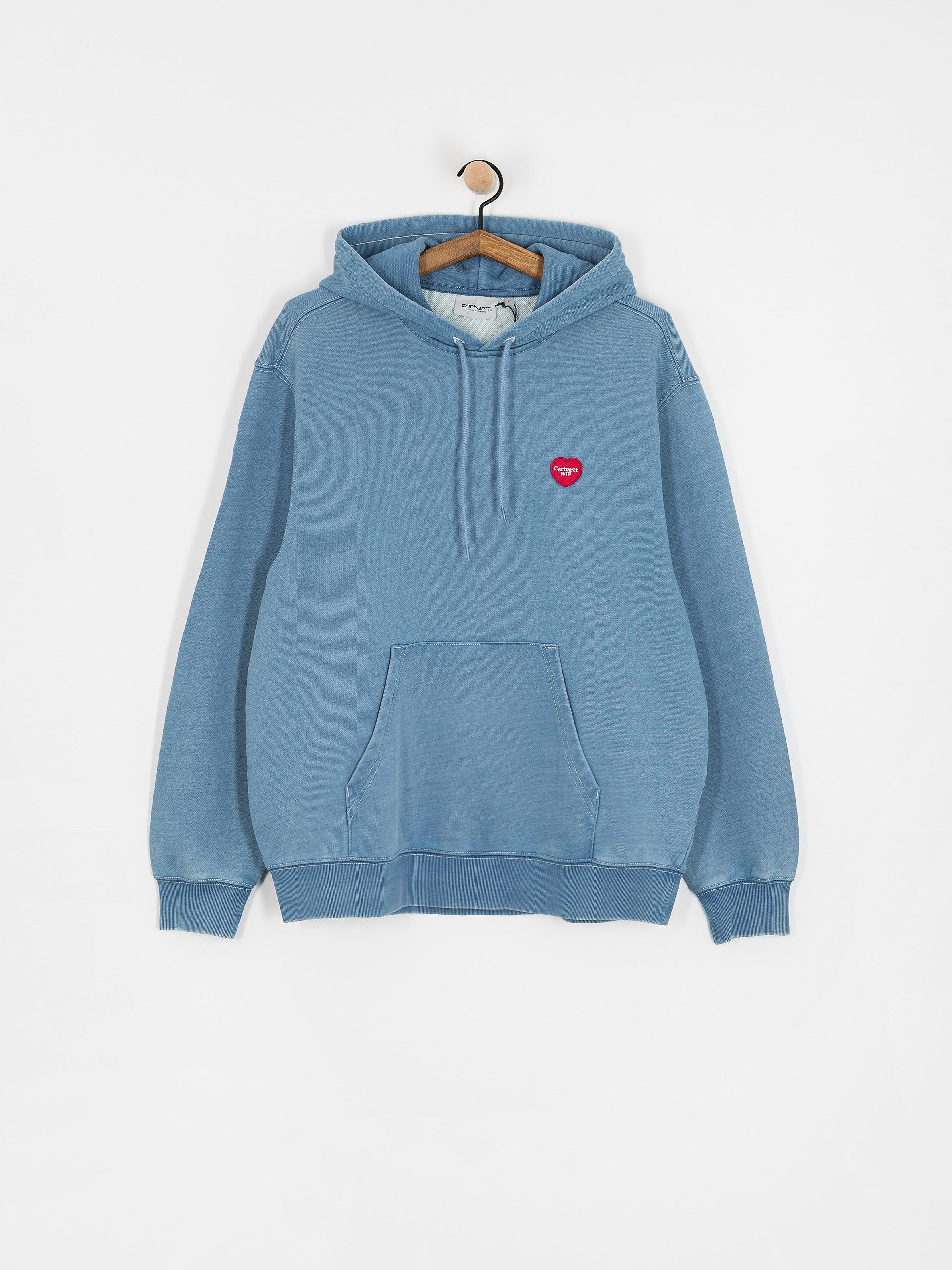 Mikina s kapucí Carhartt WIP Ingo HD (light blue)