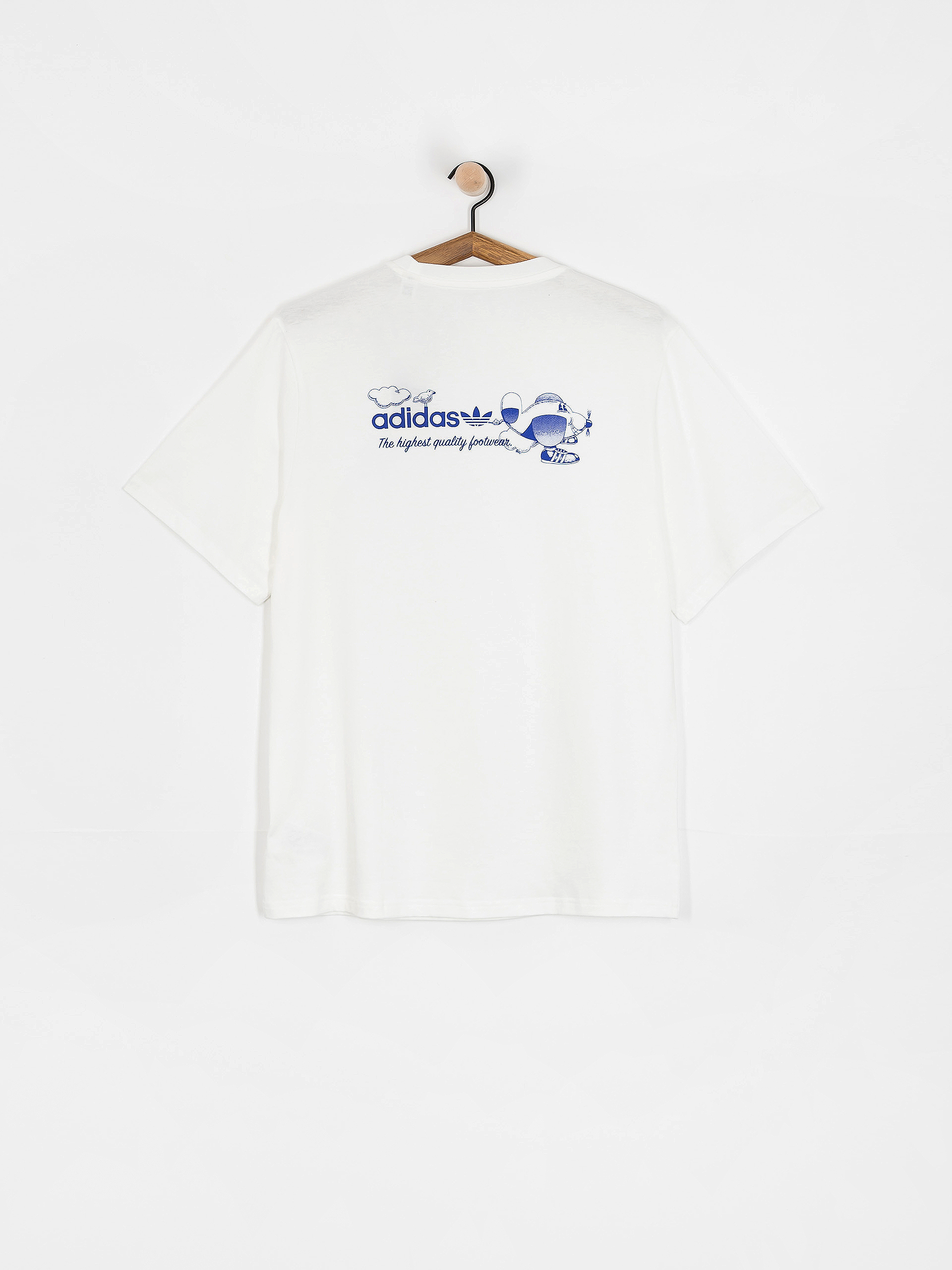 Tričko adidas Dogplane (white/lucblu)