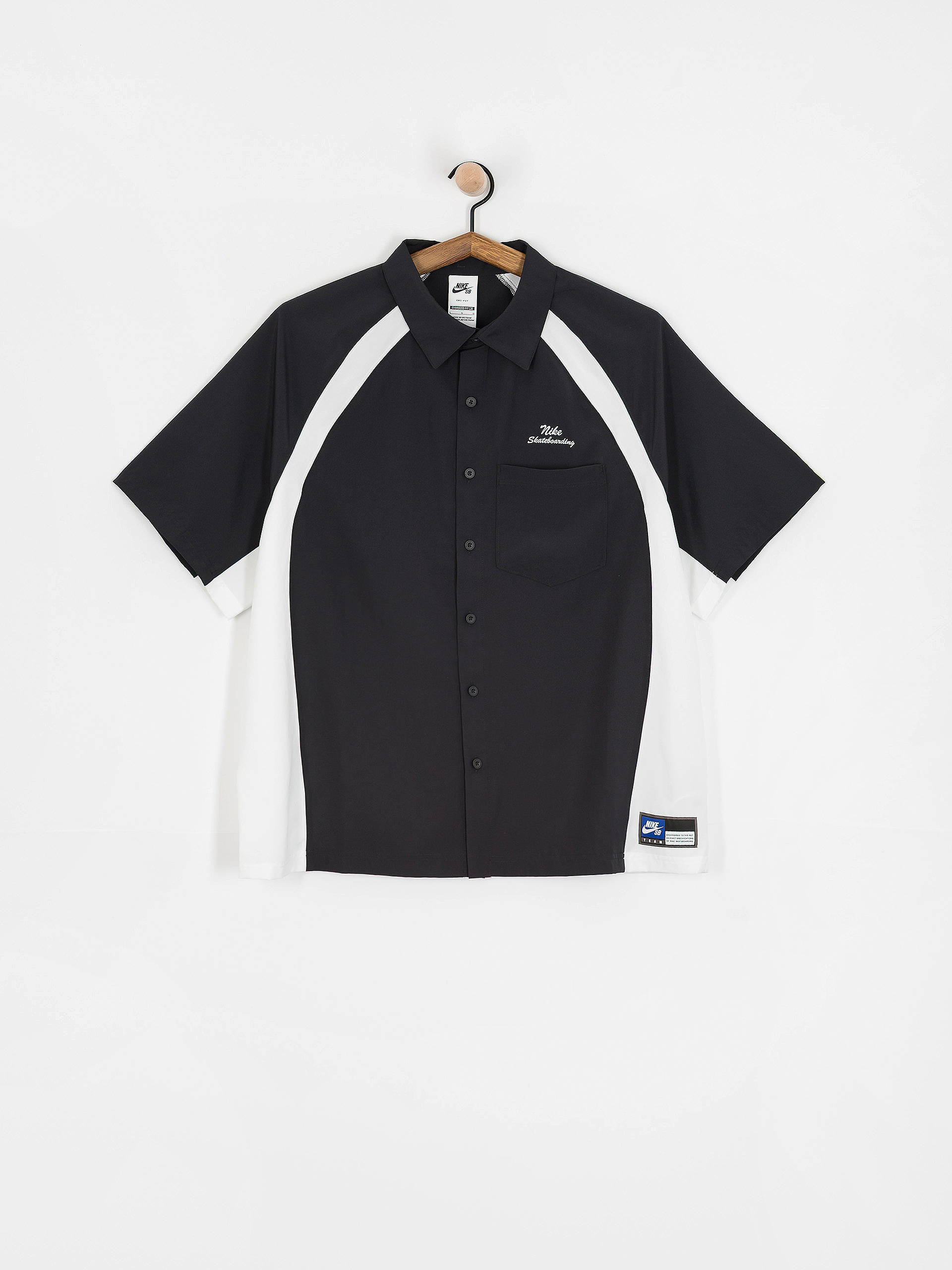 Košile Nike SB Dri Fit Bowler2 Woven (black/white/white)