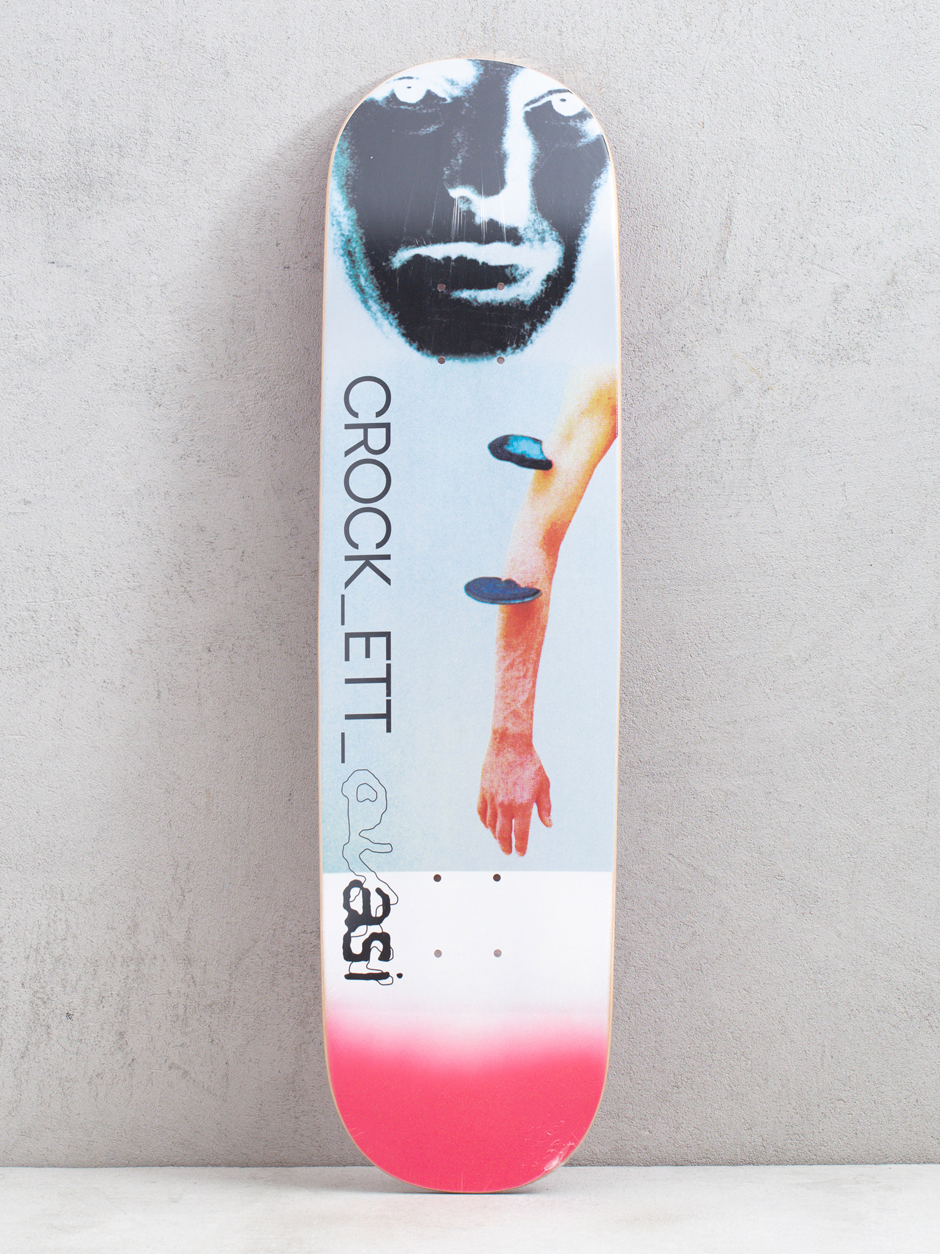 Deska Quasi Skateboards Crockett Bio (white/pink)