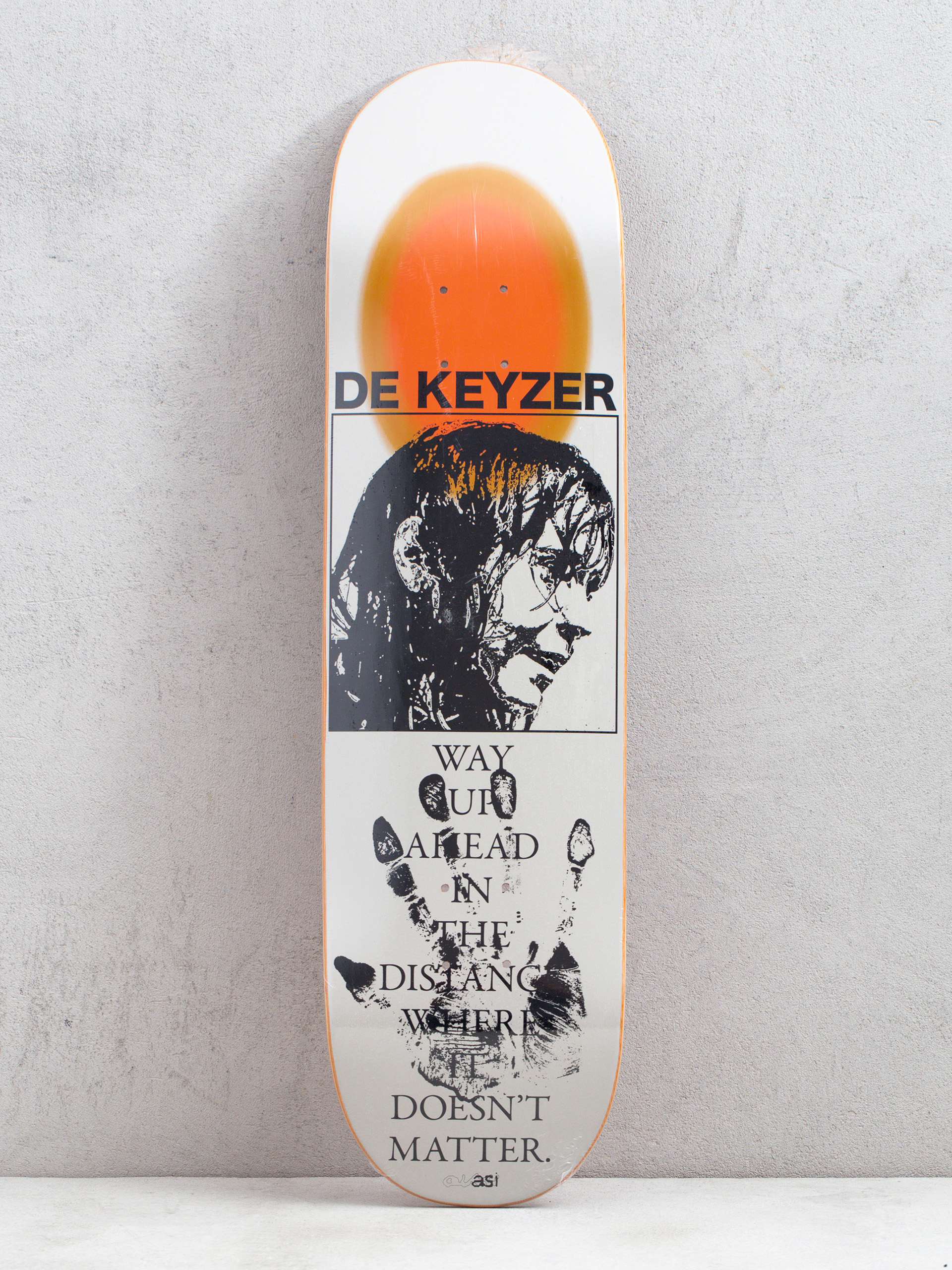Deska Quasi Skateboards De Keyzer Distance (beige/orange)