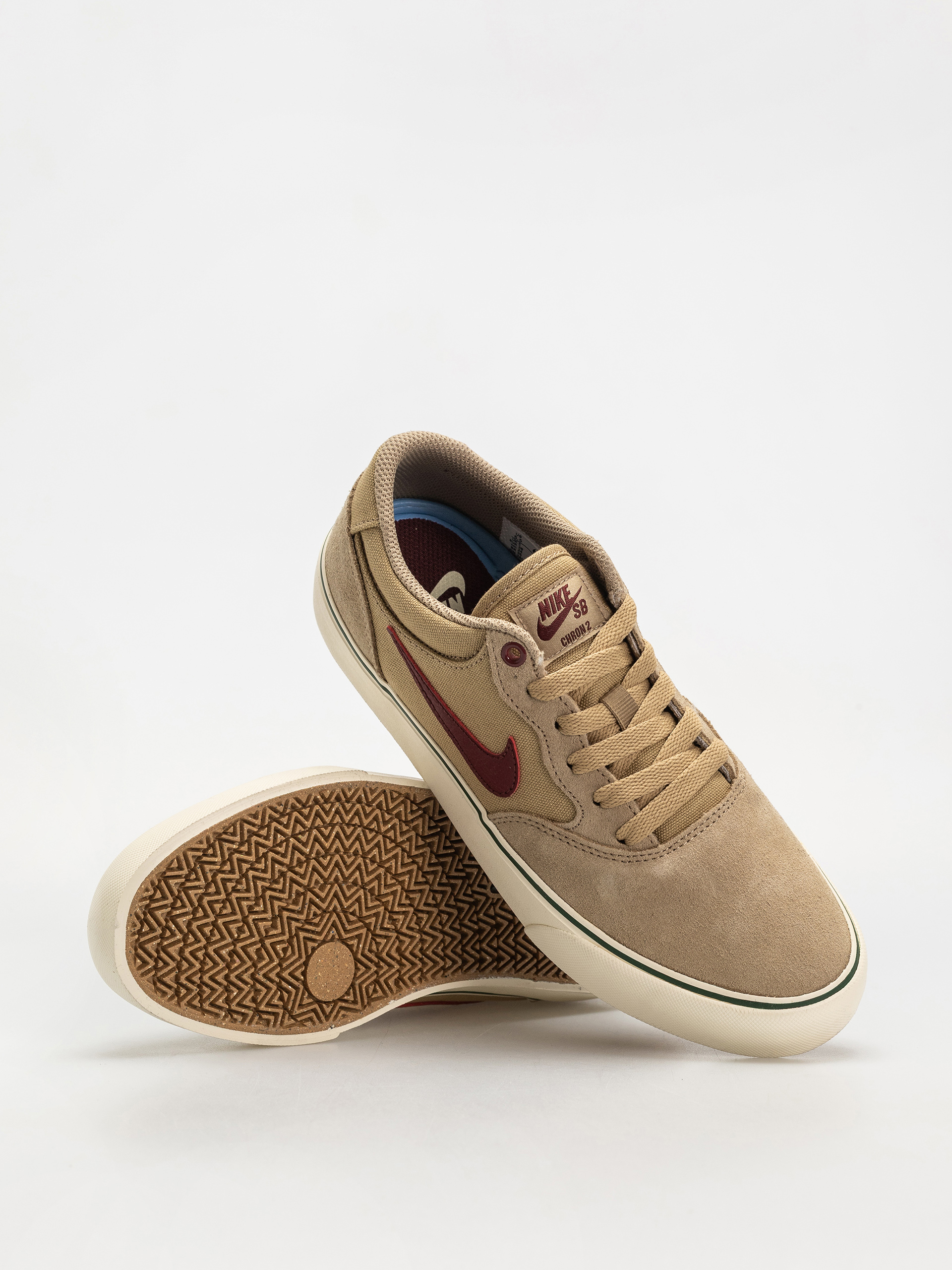 Boty Nike SB Chron 2 (parachute beige/dark team red)