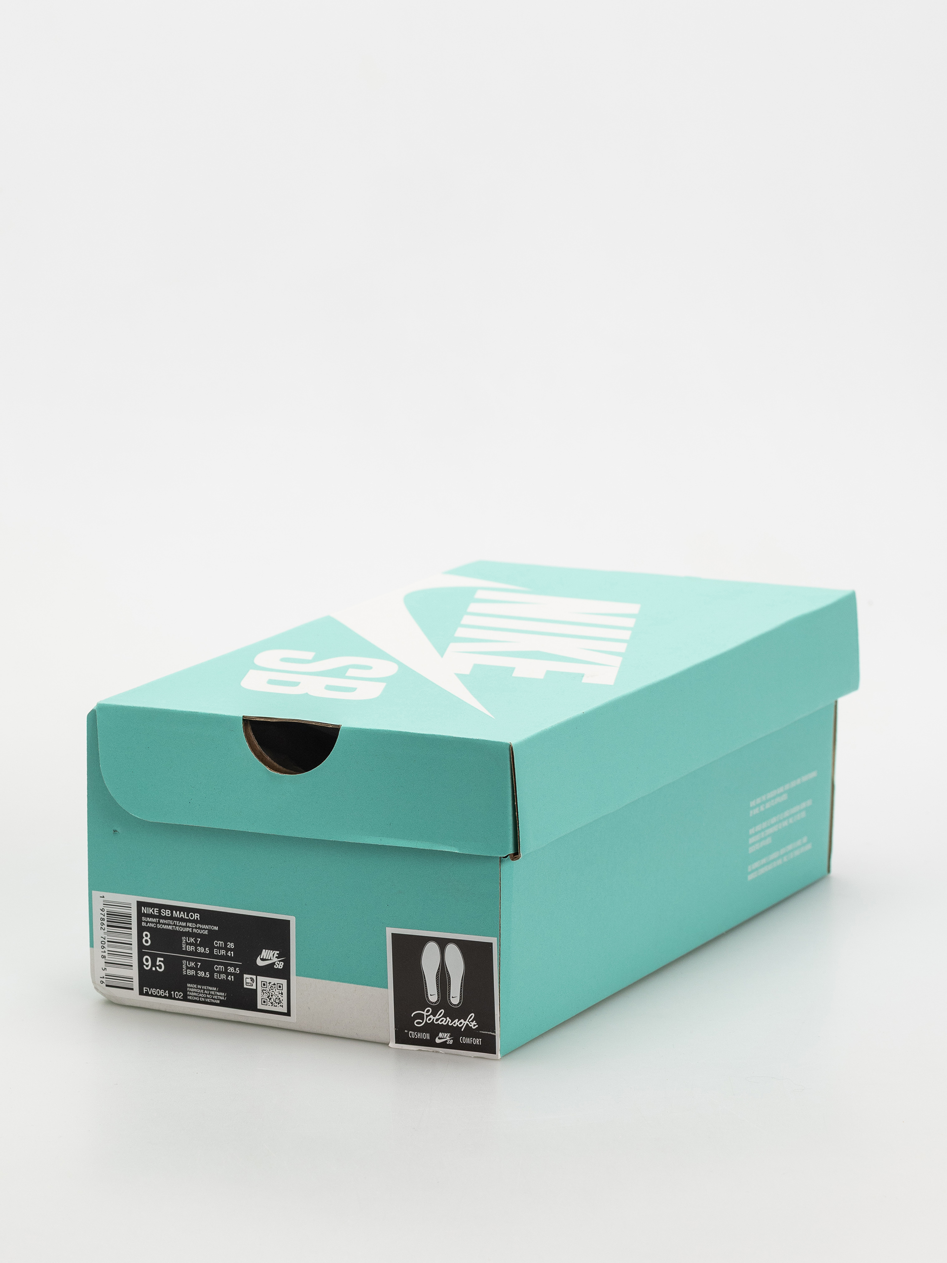 Boty Nike SB Malor (summit white/team red phantom sail)