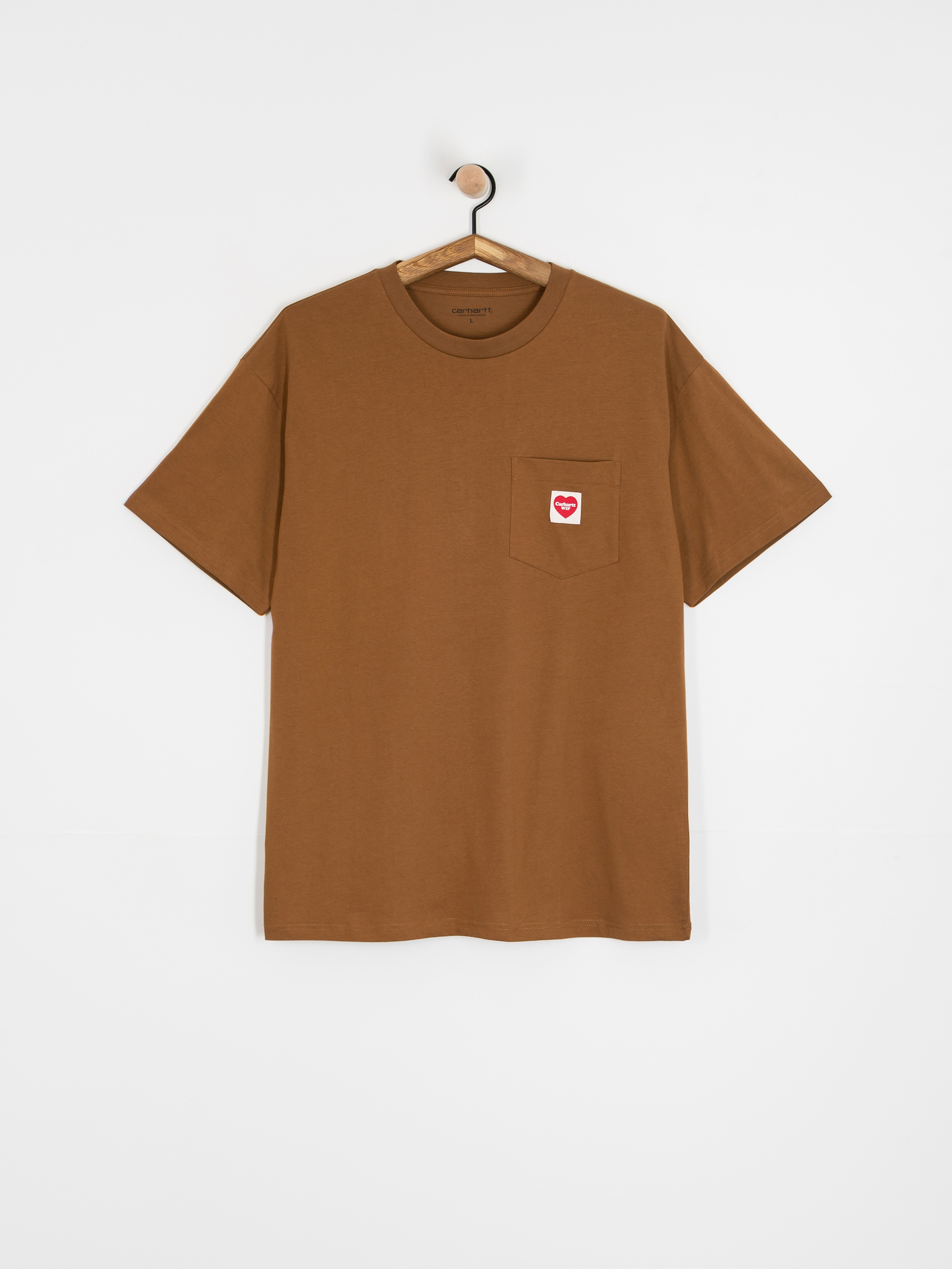 Tričko Carhartt WIP Pocket Heart (hamilton brown)