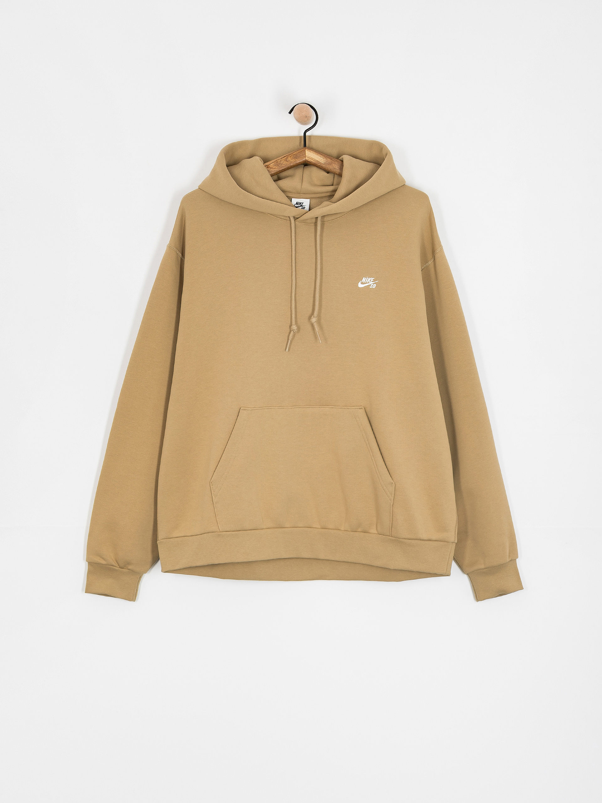 Mikina s kapucí Nike SB Essential Logo HD (parachute beige/white)