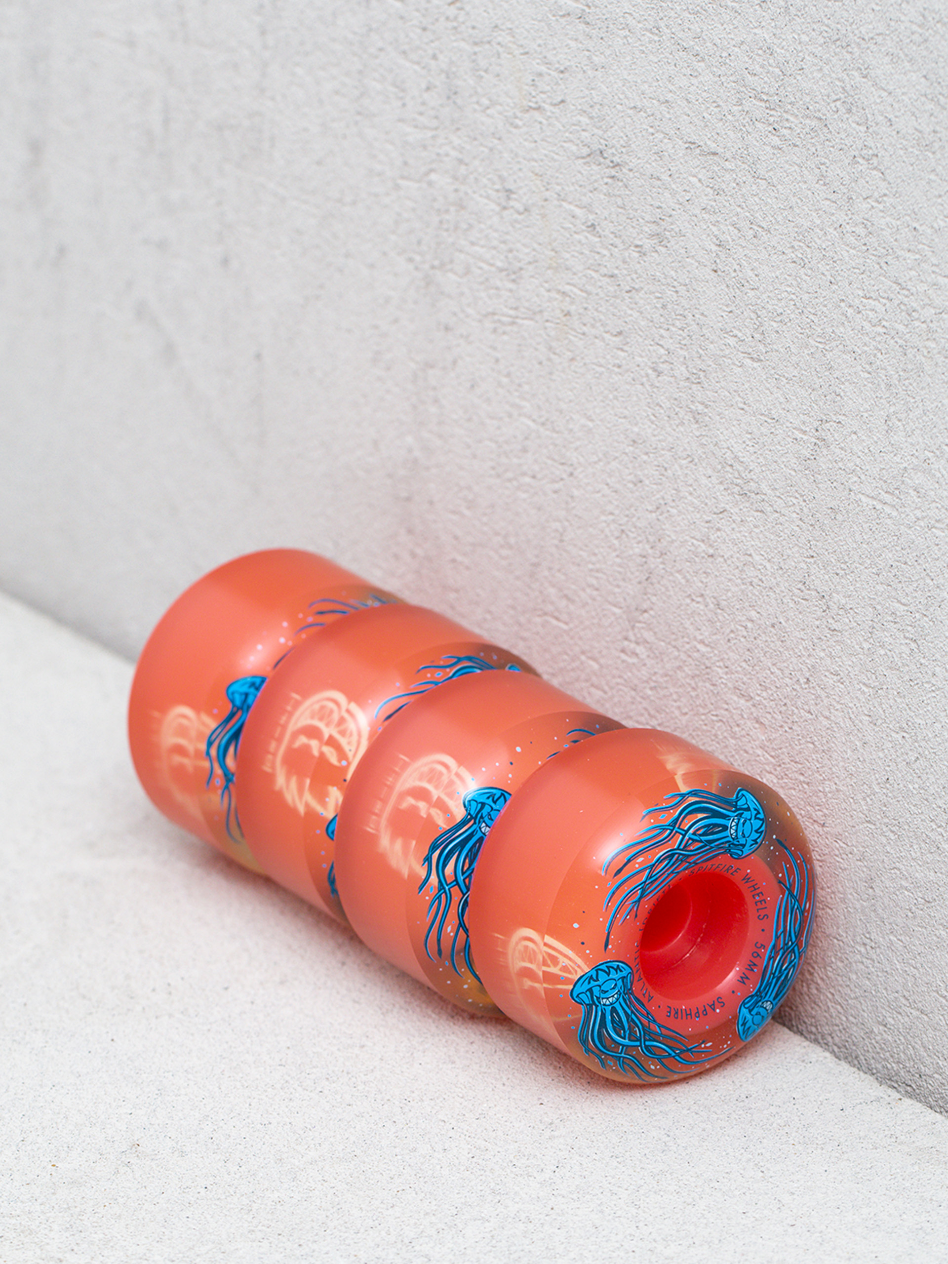 Kolečka Spitfire 90D Atlantic Drift Radials (clear/pink)