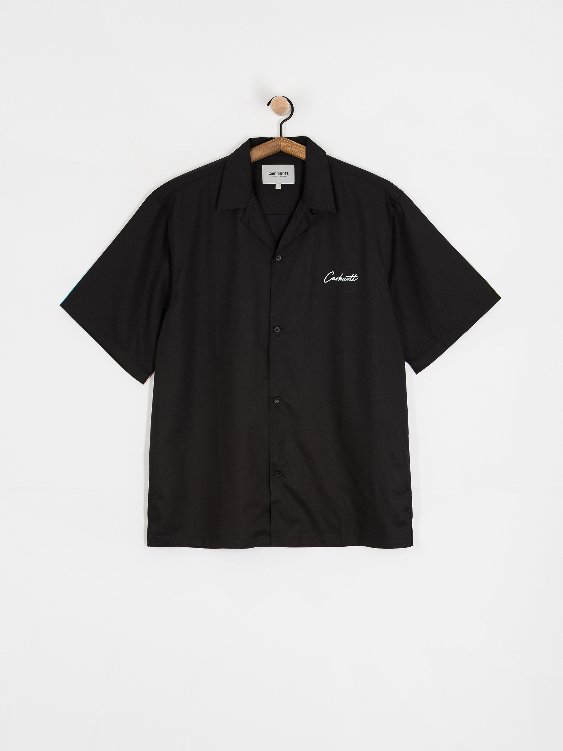 Košile Carhartt WIP Delray (black/white)