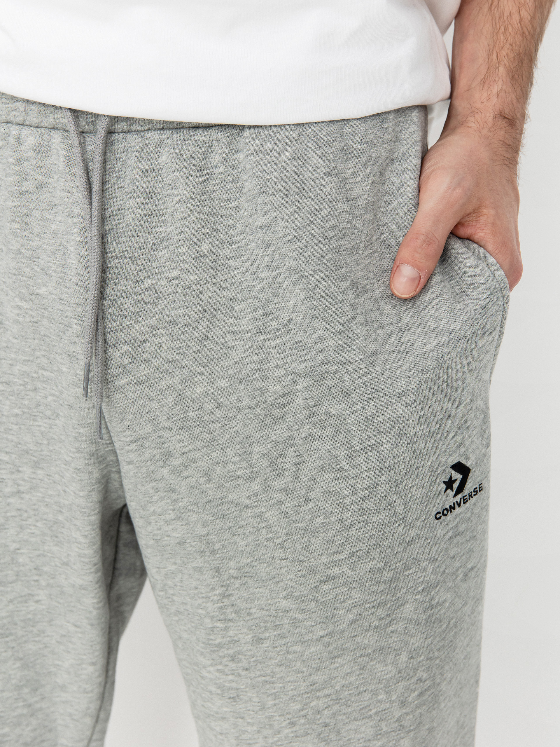 Kalhoty Converse Sc Emb Classic (vintage grey heather)