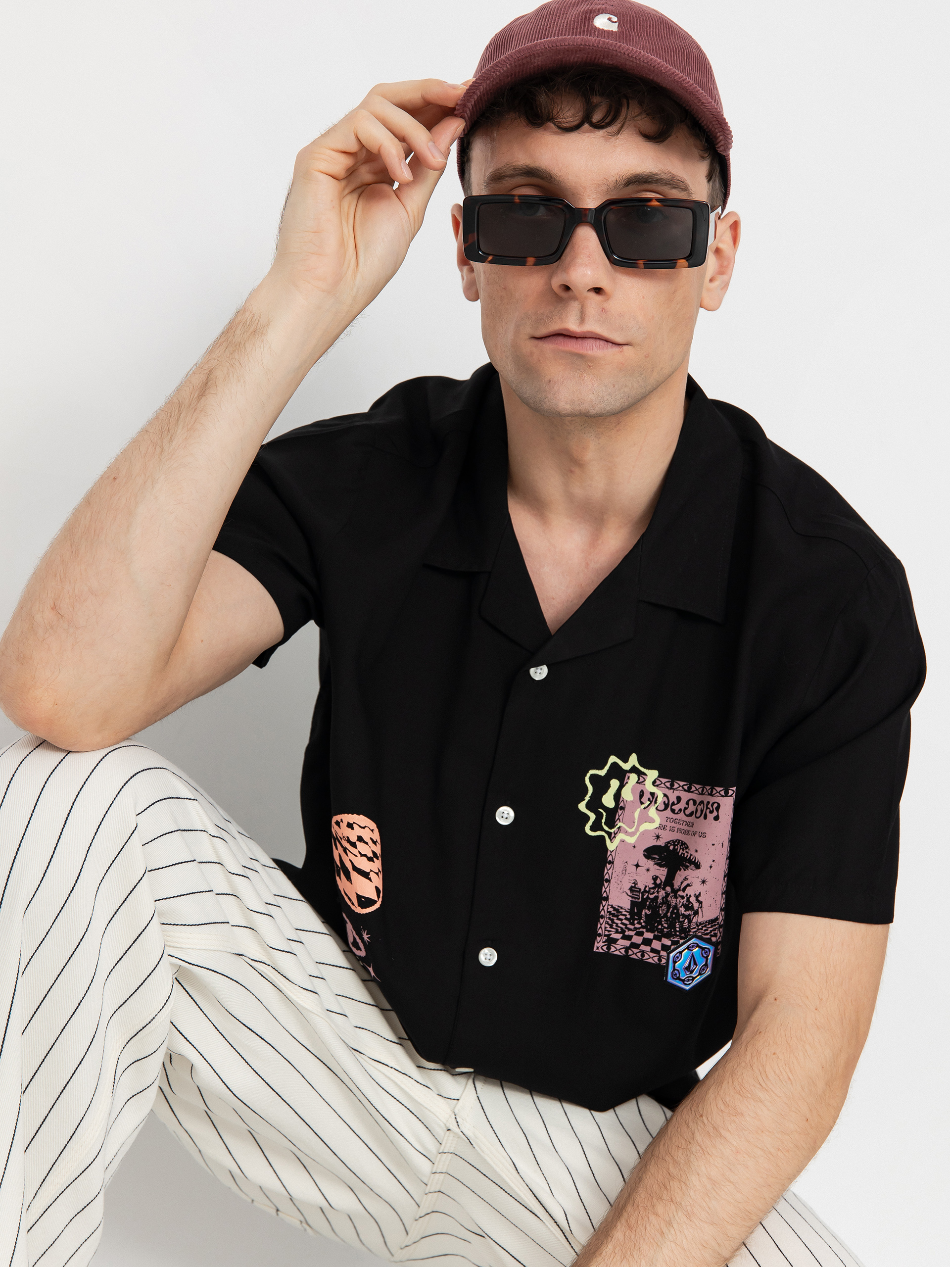 Košile Volcom Fa F Rygalski (black)