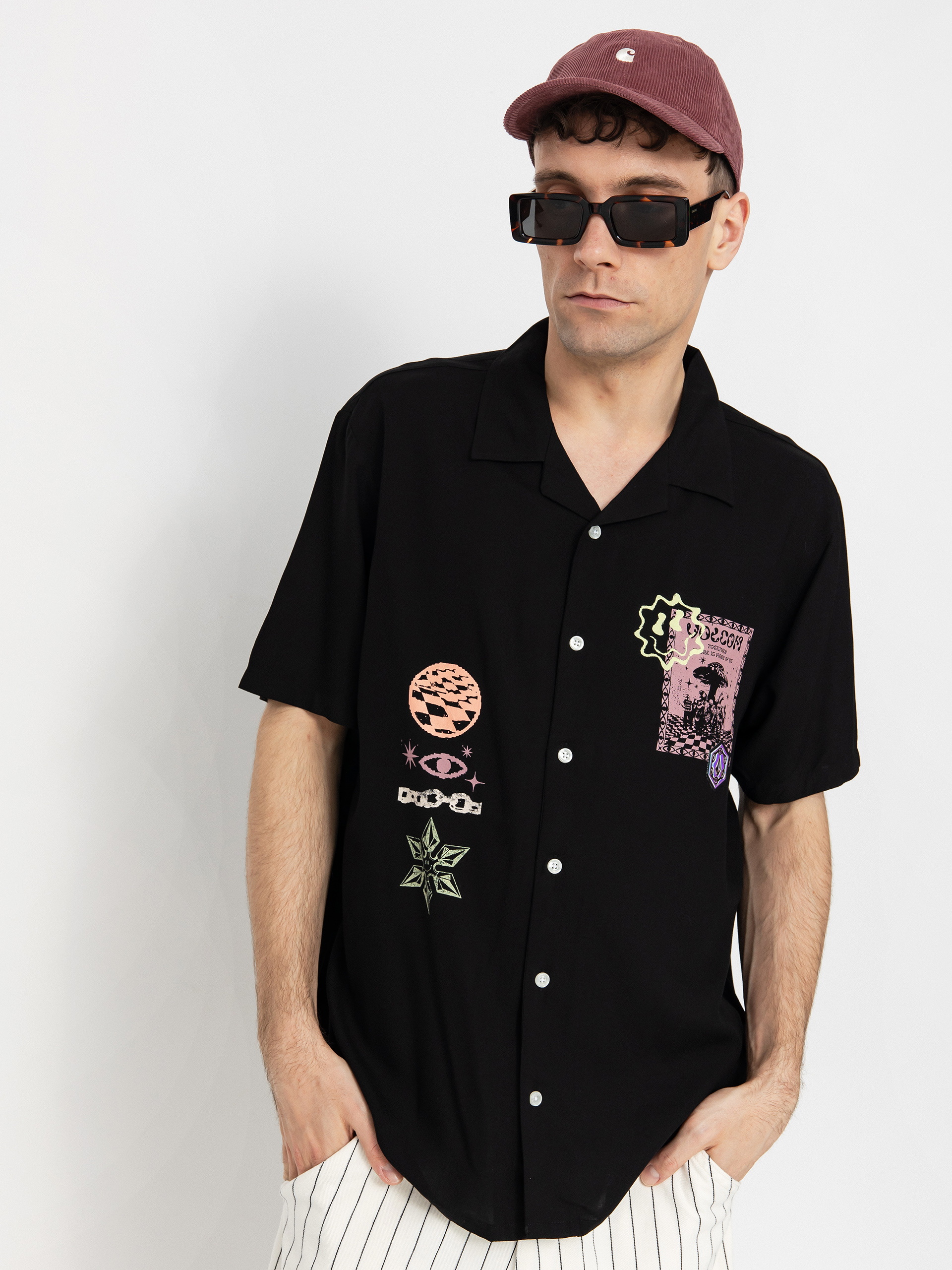 Košile Volcom Fa F Rygalski (black)