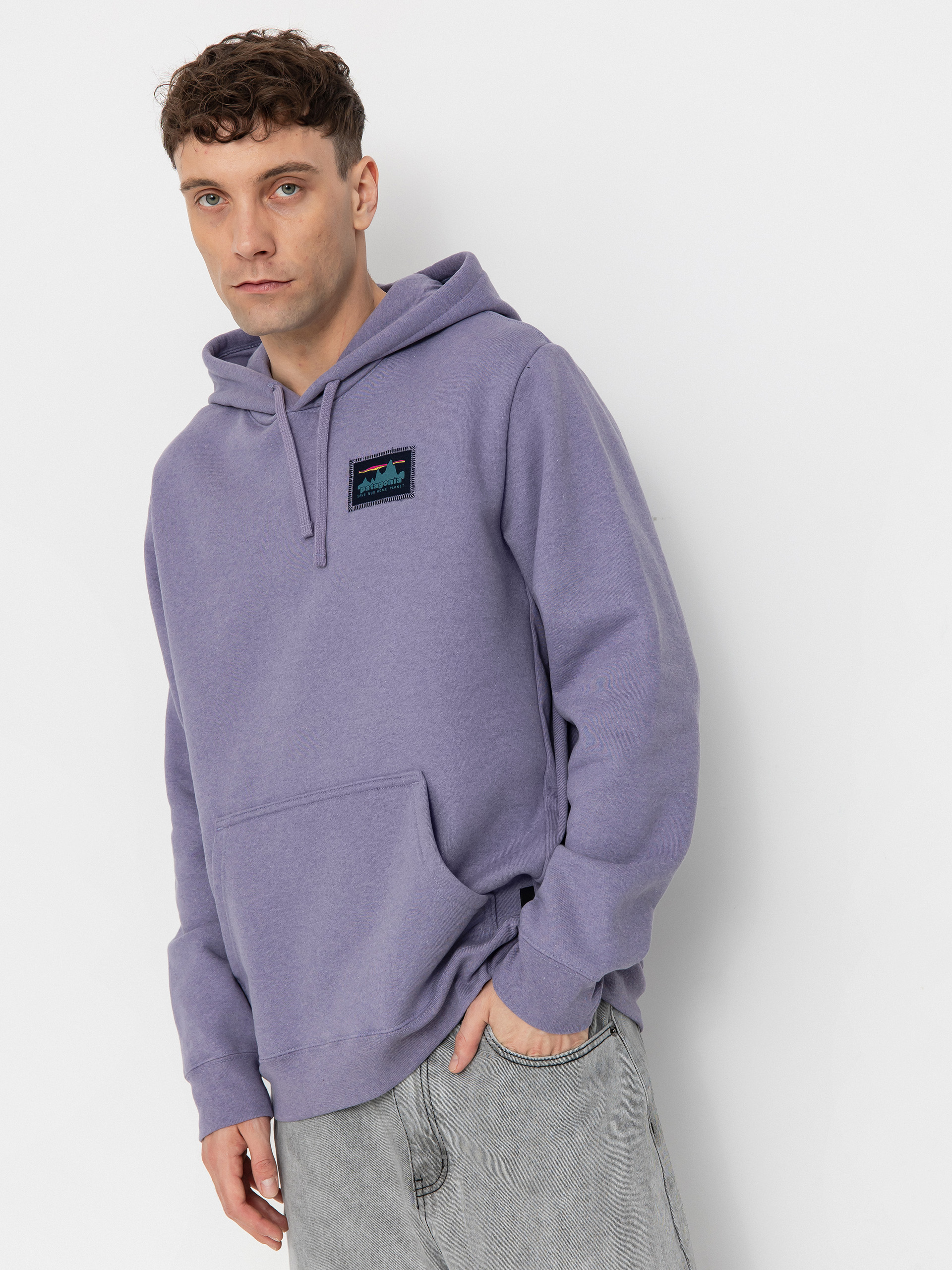 Mikina s kapucí Patagonia 73 Skyline Uprisal HD (concrete purple)