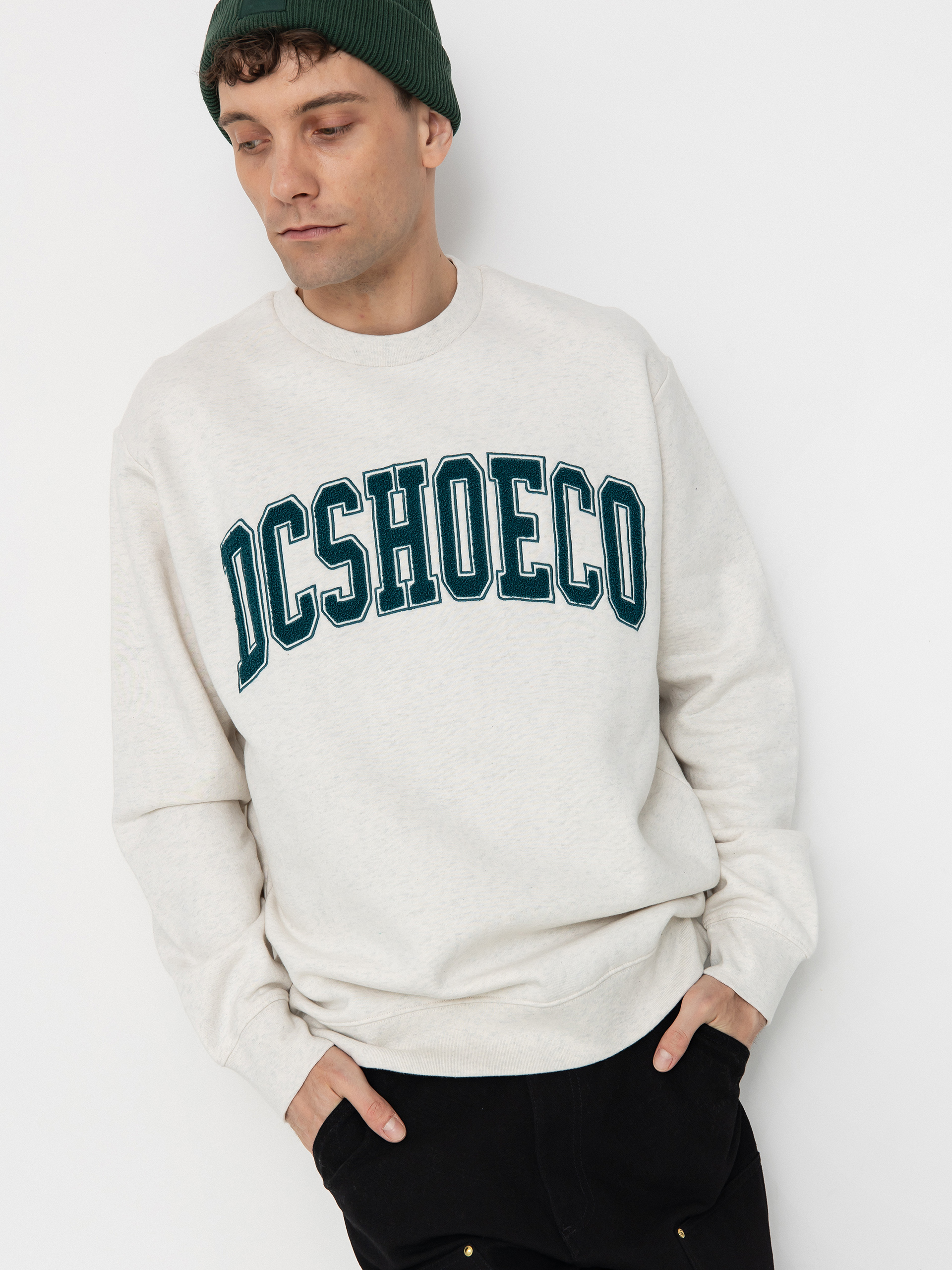 Mikina DC Varsity Crew (snow heather)