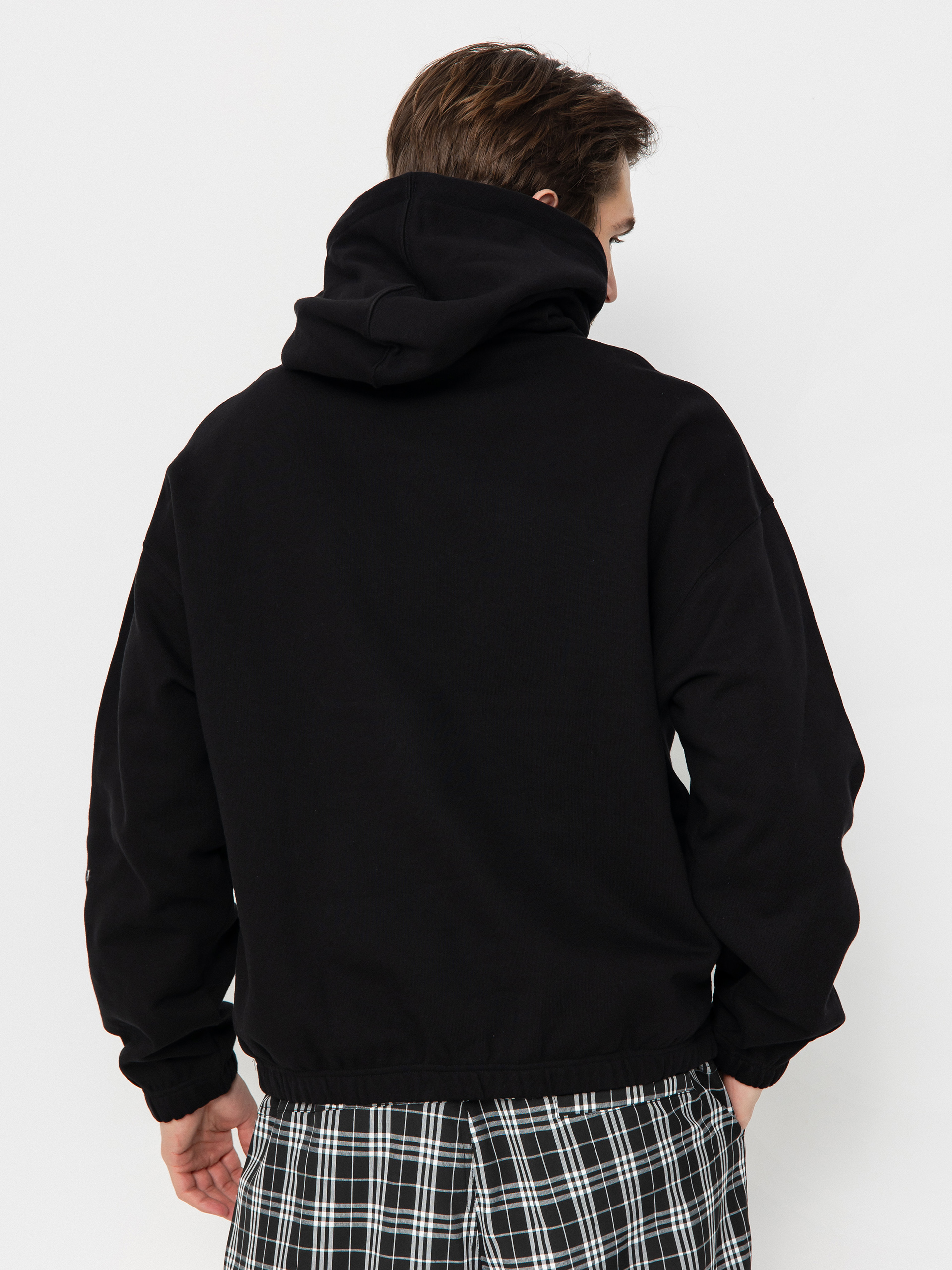 Mikina s kapucí Wasted Paris Yard Boxy HD (black)