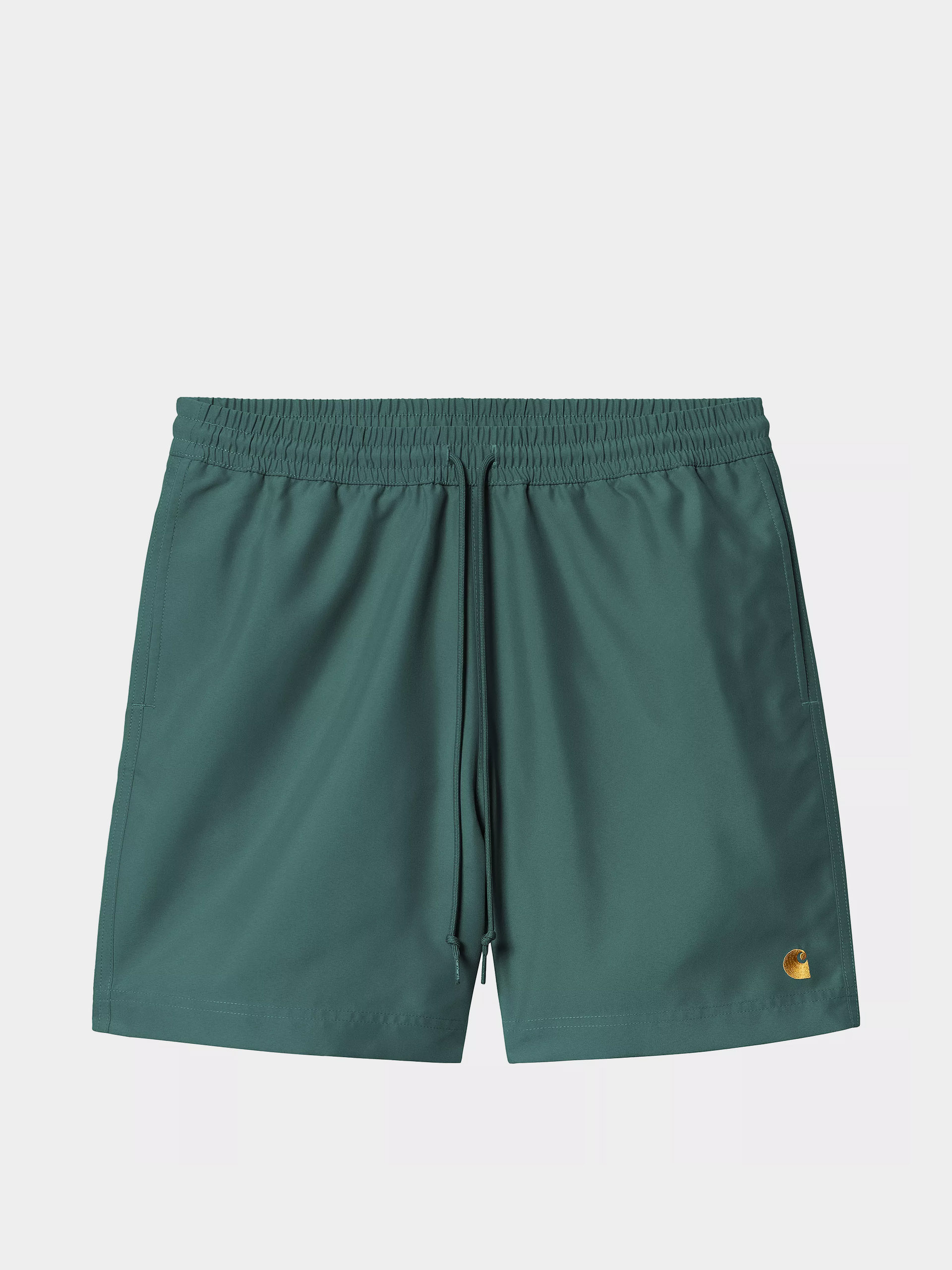 Kraťasy Carhartt WIP Chase Swim (rainforest/gold)