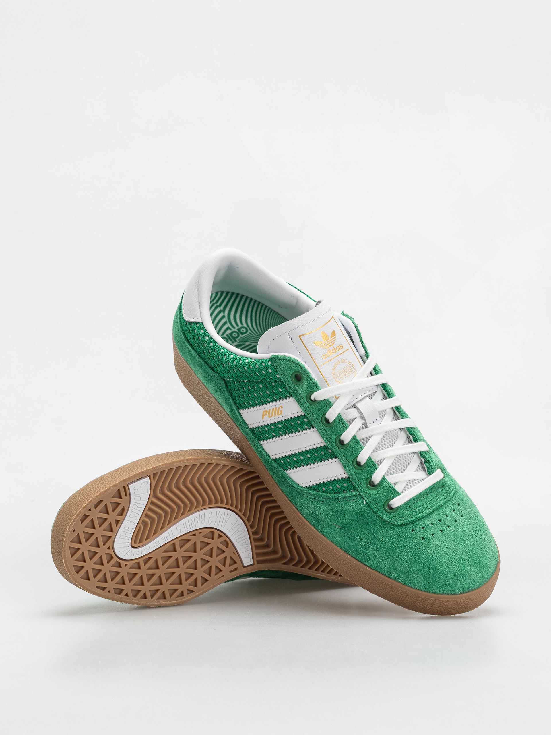 Boty adidas Puig Indoor (green/ftwwht/gum4)