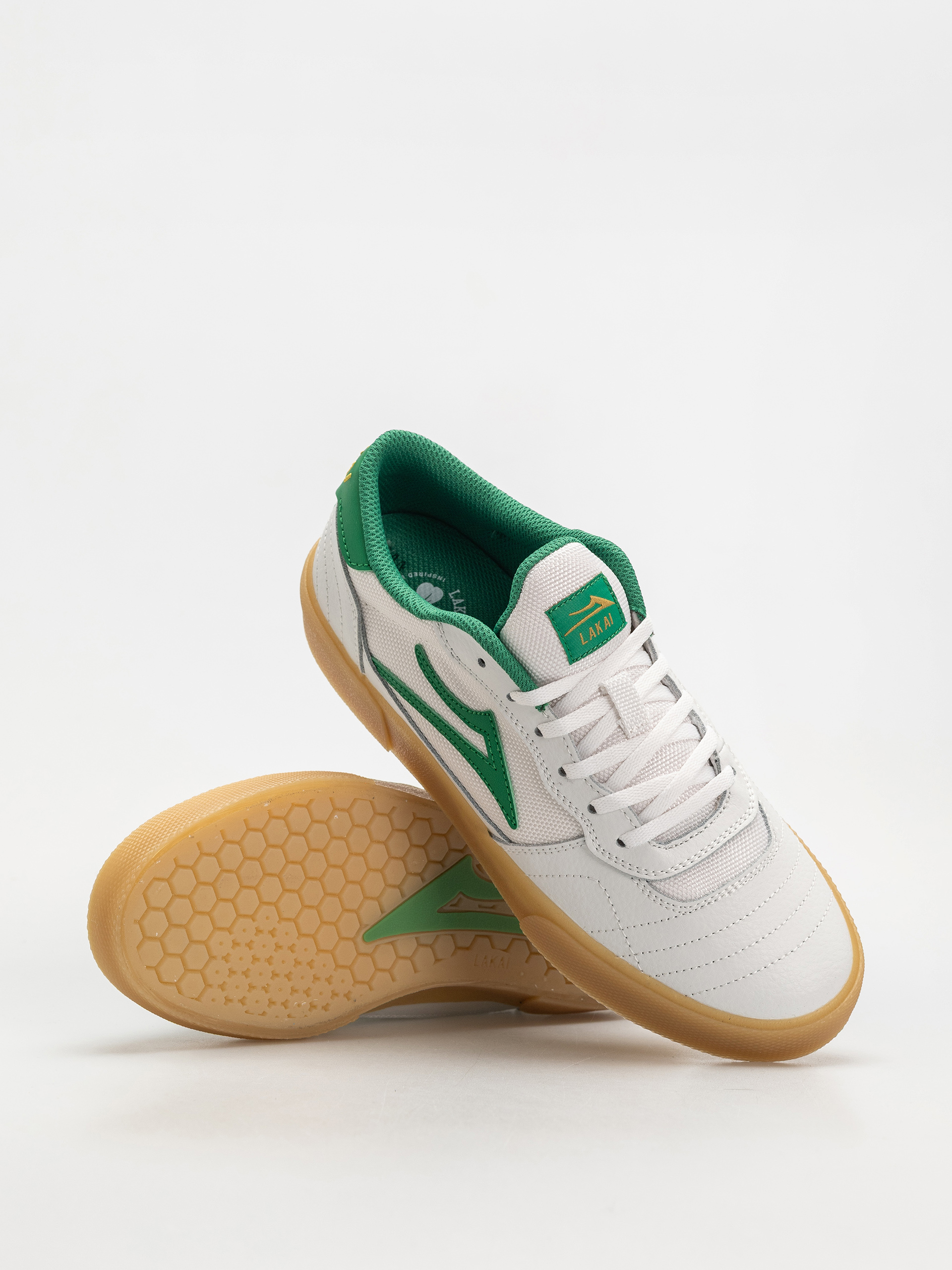 Boty Lakai Cambridge (white/green/leather)