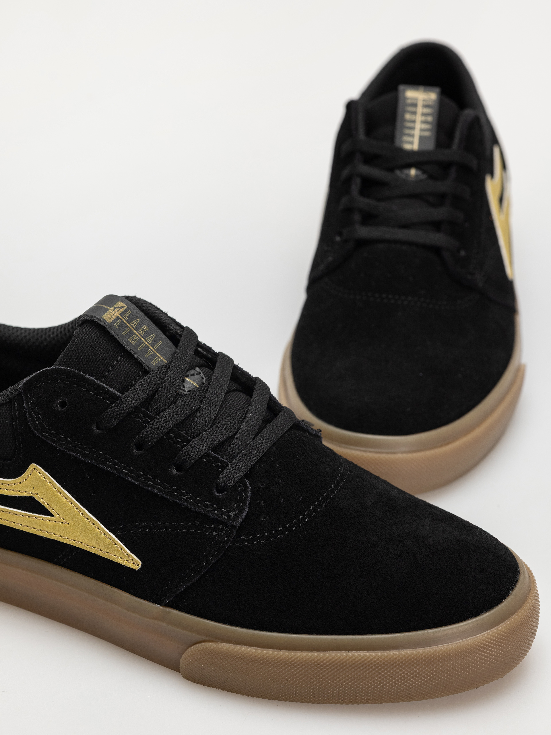 Boty Lakai Griffin (black/gold/suede)