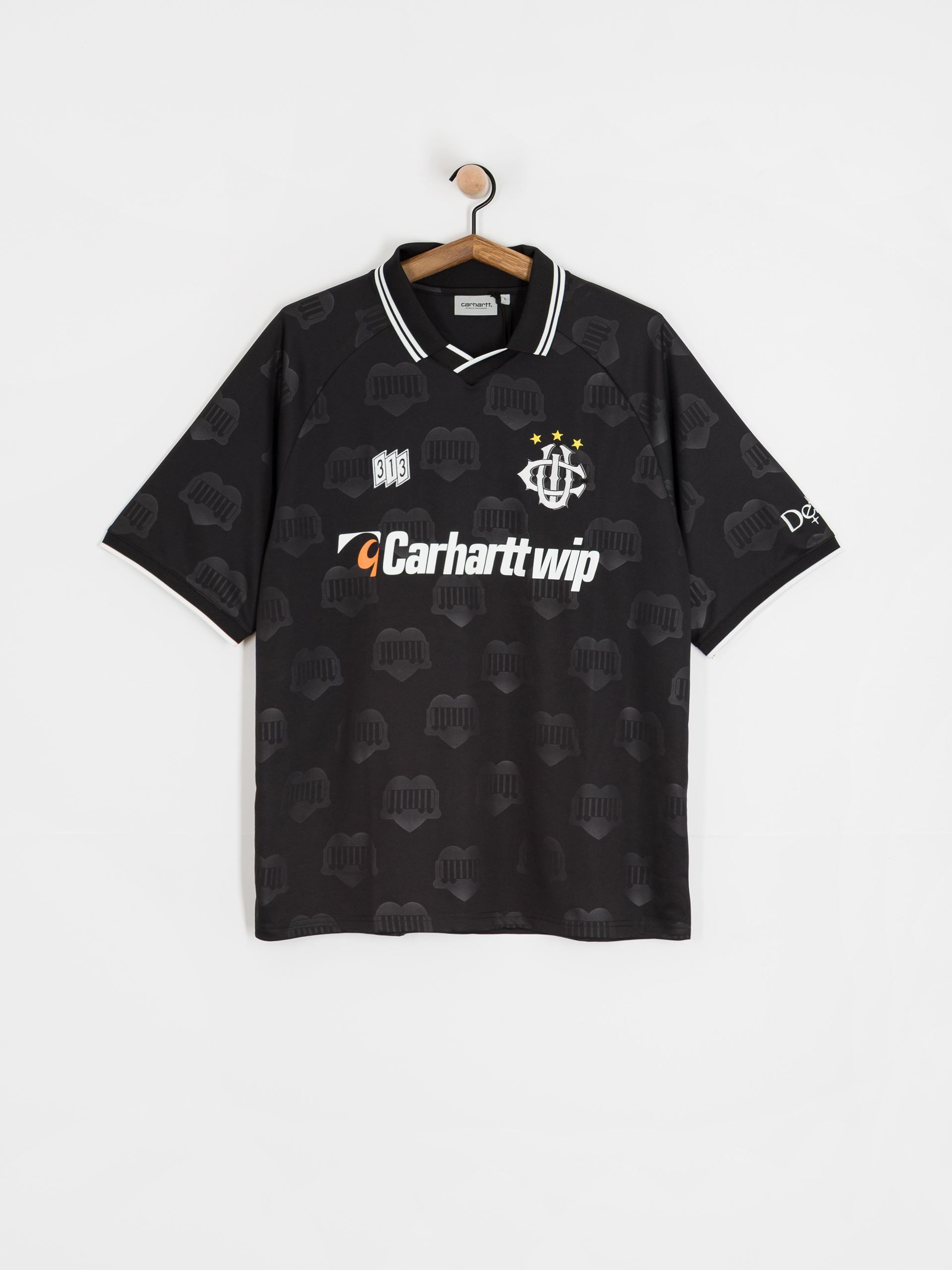 Tričko Carhartt WIP Hartts Football (heart train jacquard/black)