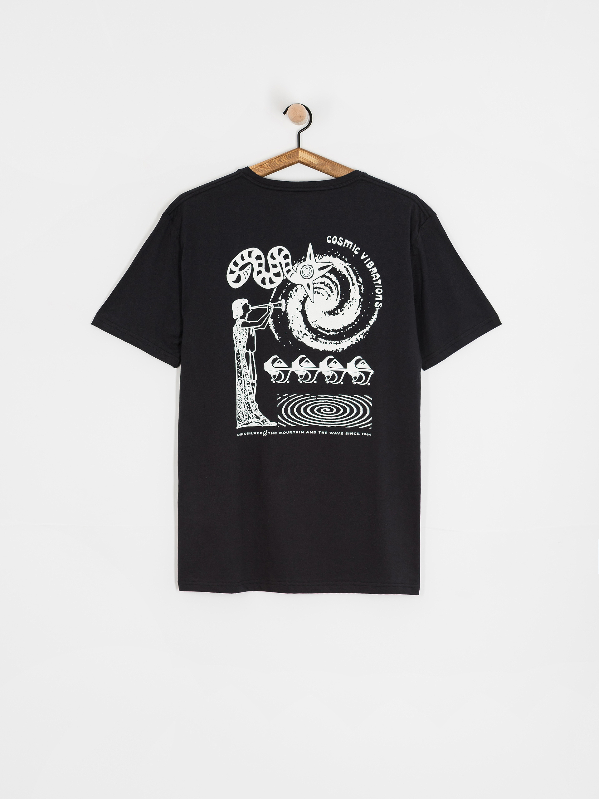 Tričko Quiksilver Cosmic Vibrations (black)