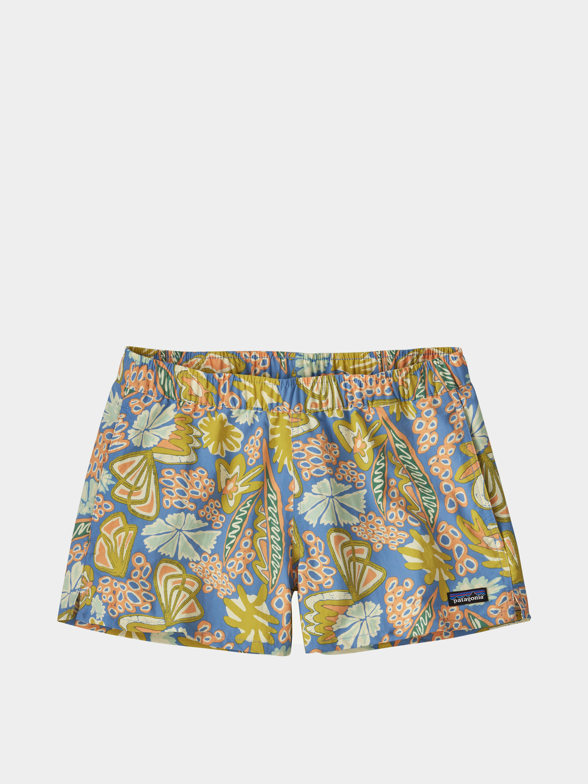 Kraťasy Patagonia Barely Baggies 2 1/2 in Wmn (flourish/abundant blue)