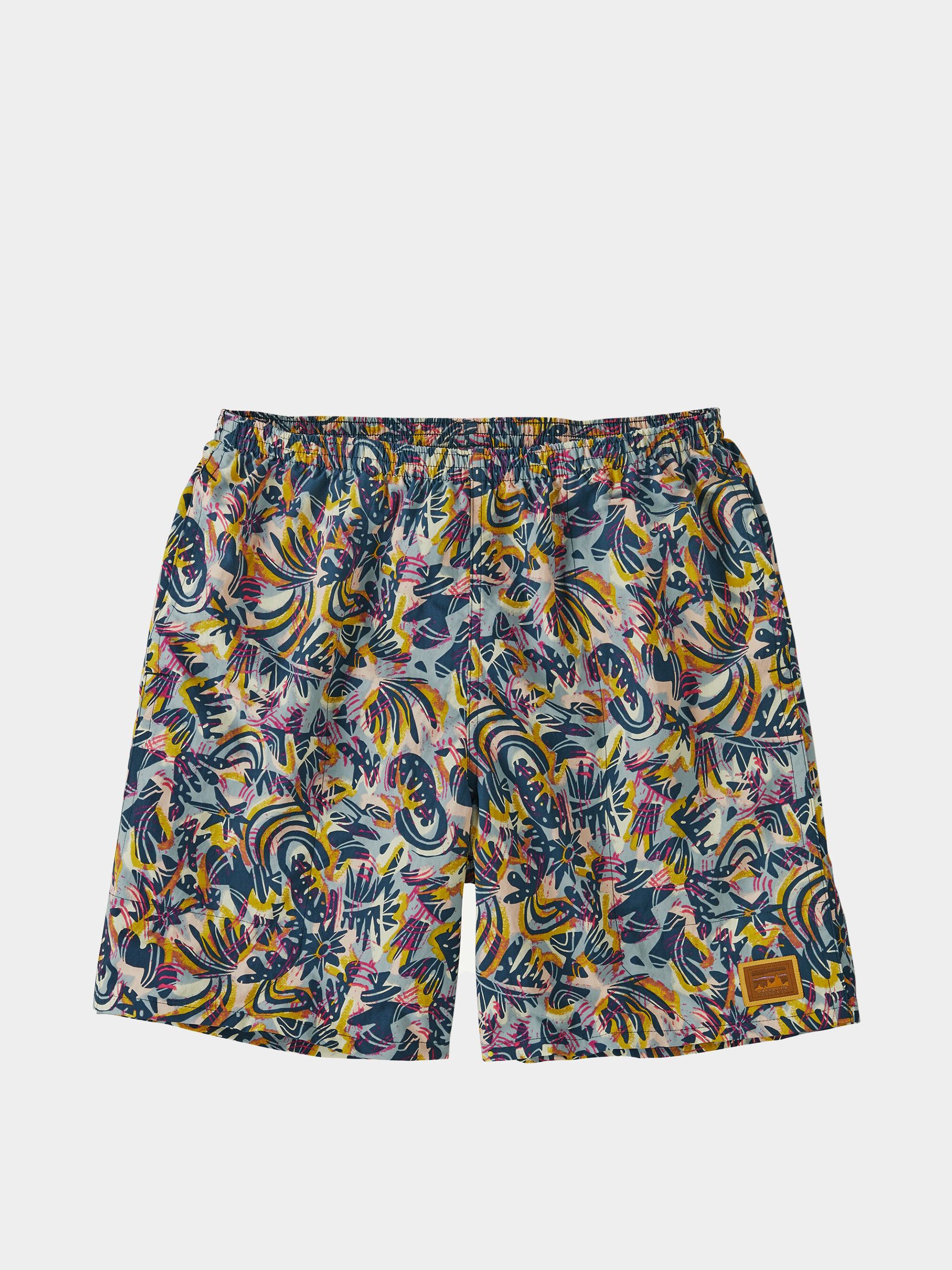 Kraťasy Patagonia Baggies Longs 7in (wild botanist/tidal teal)