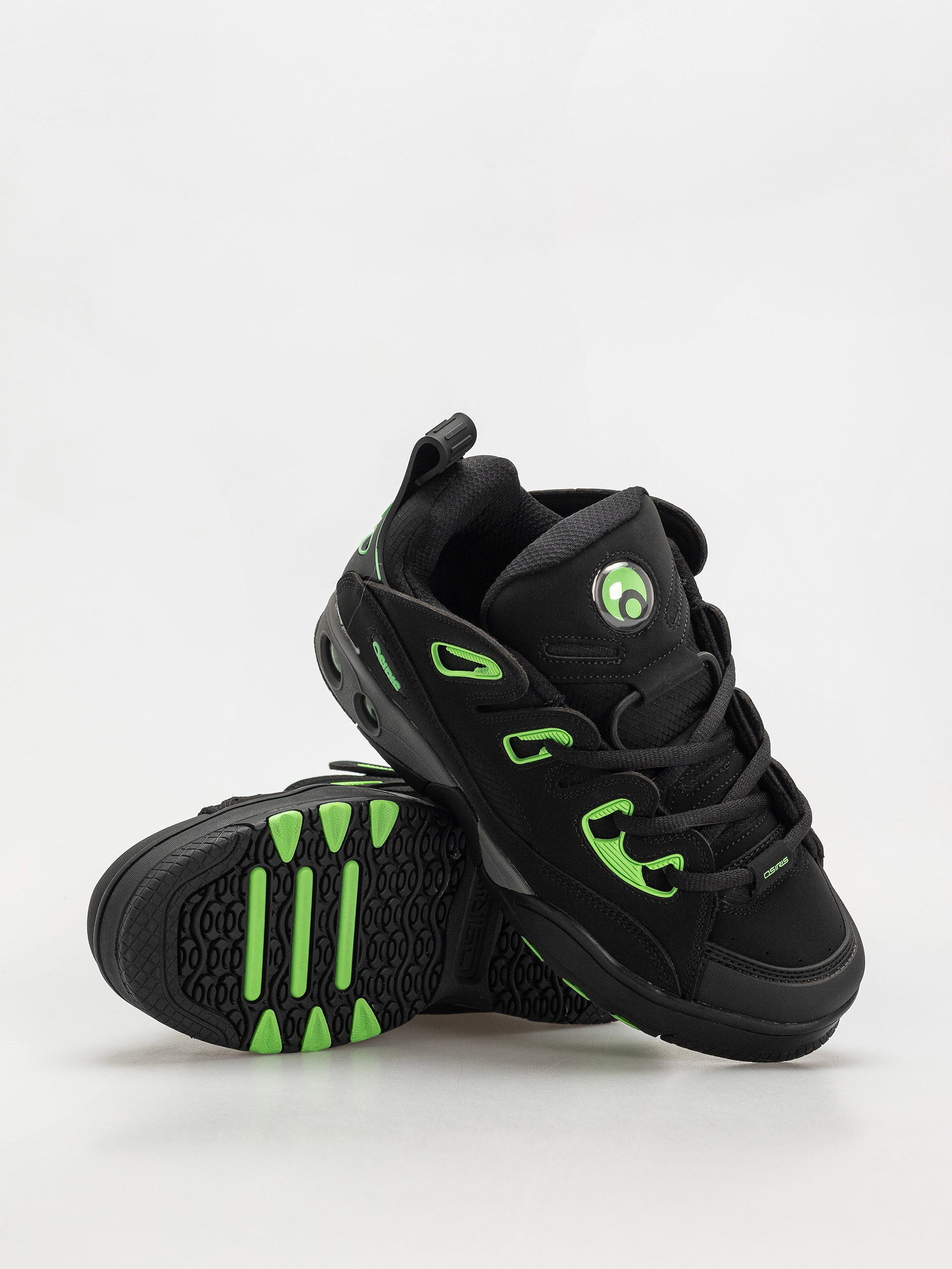 Boty Osiris D3 E (black/charcoal/green)