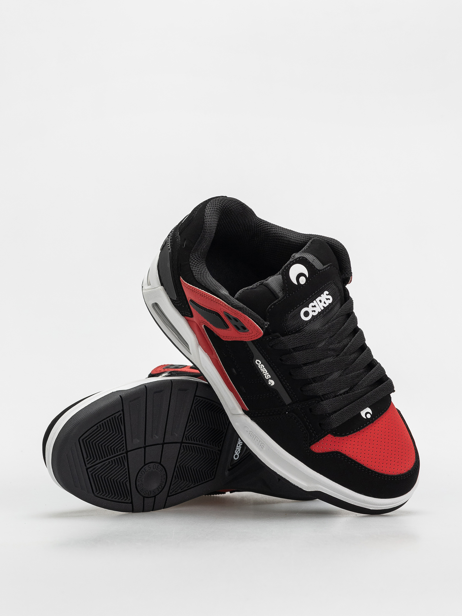 Boty Osiris Peril (black/white/red)