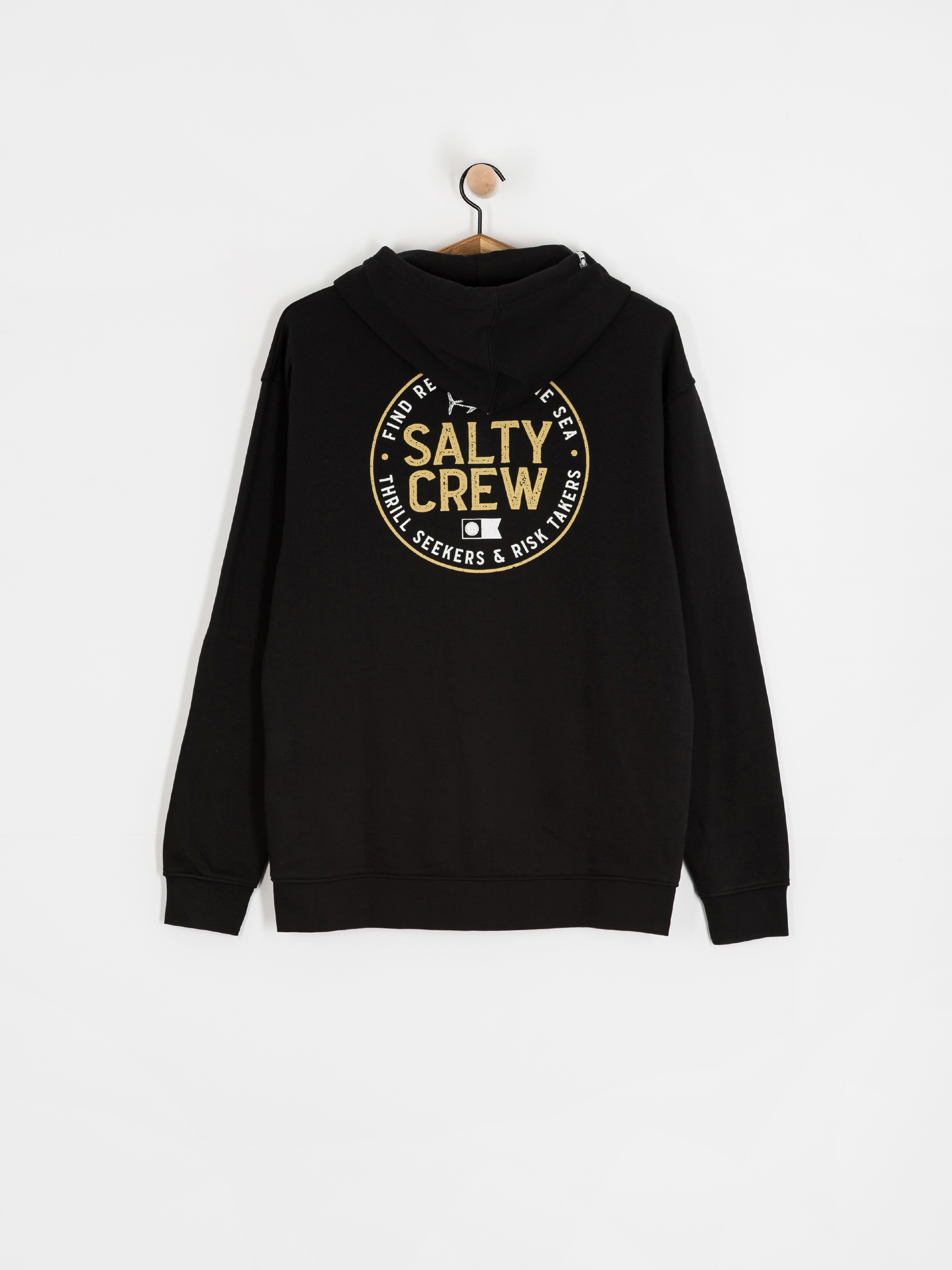 Mikina Salty Crew Legendary Zip (black)