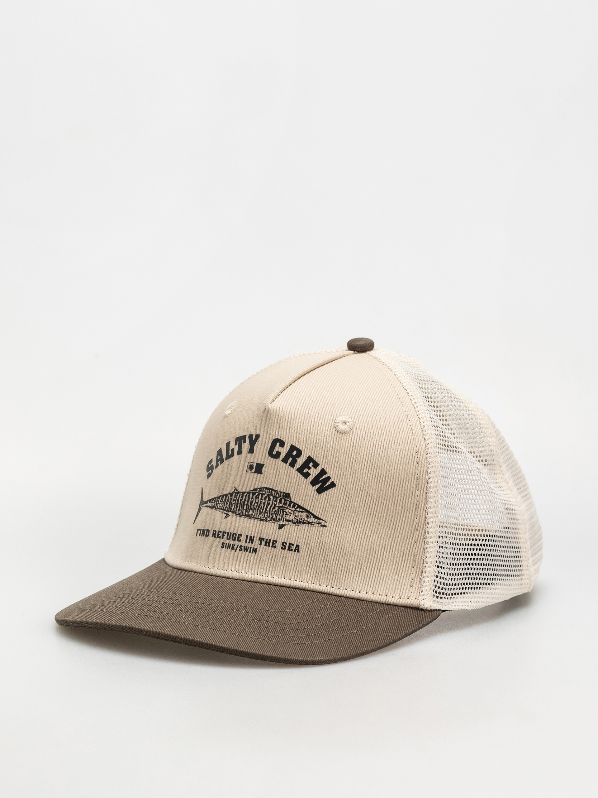 Kšiltovka Salty Crew Wahoo Stamp (oyster olive)