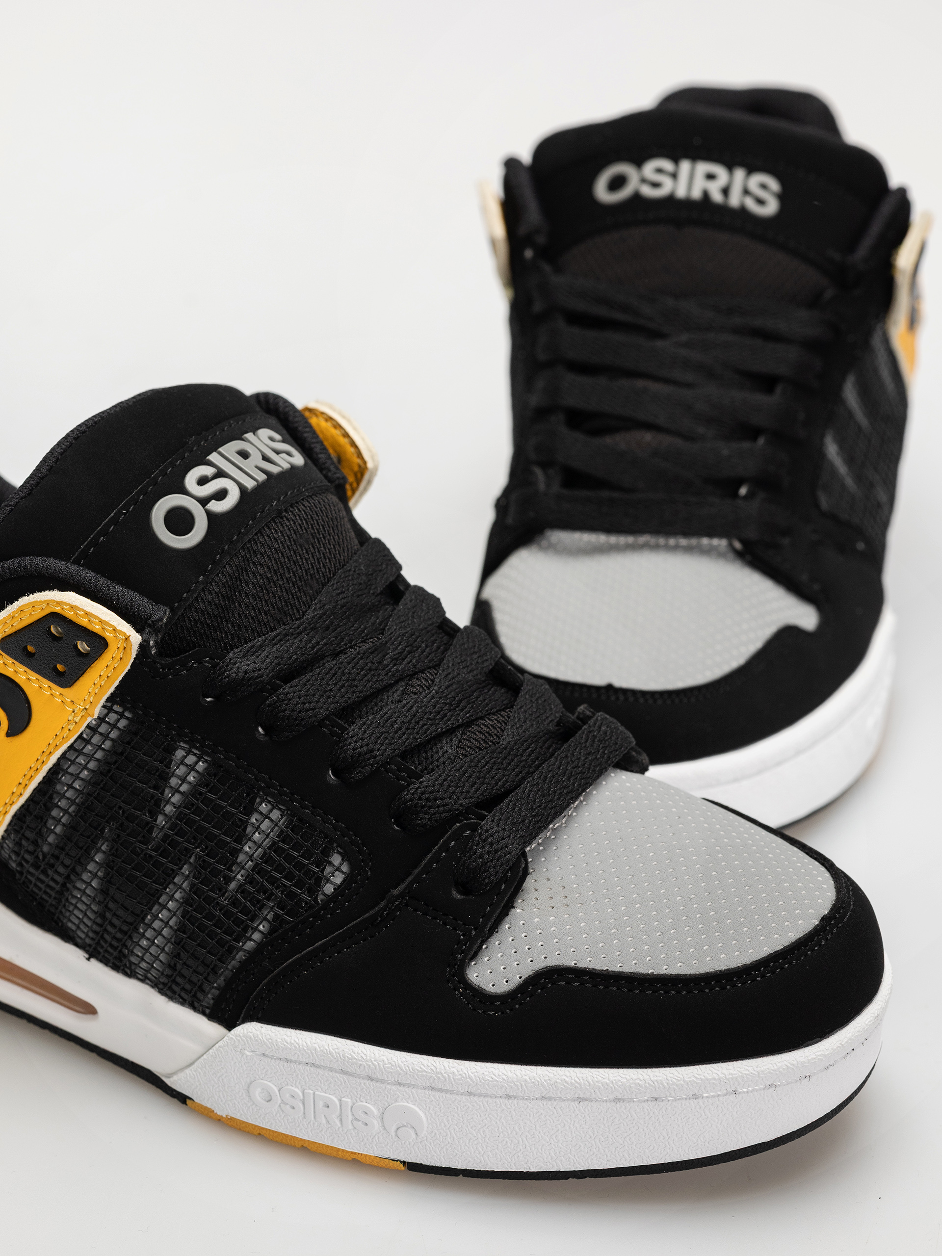 Boty Osiris Pixel (black/charcoal/yellow)