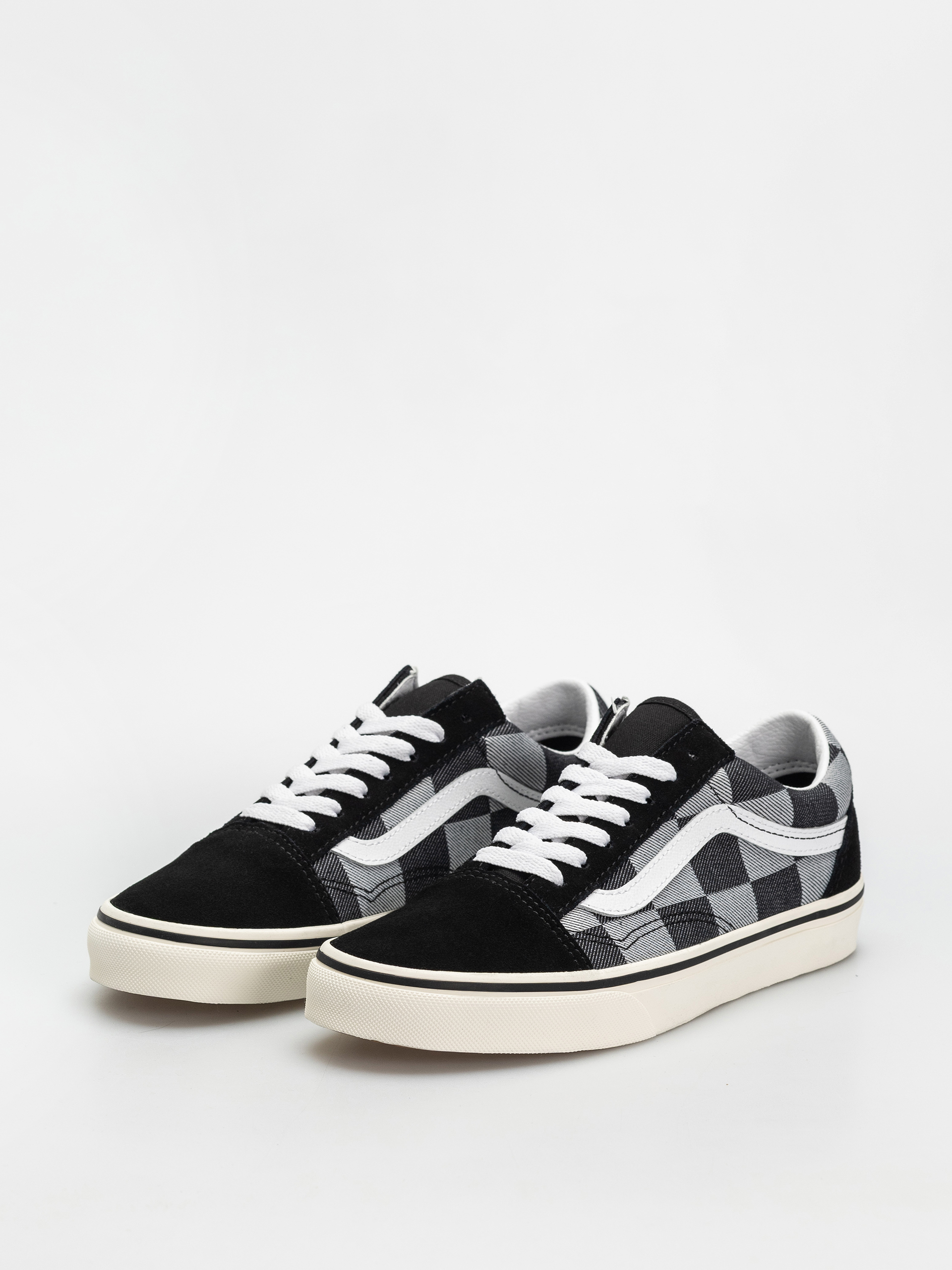 Boty Vans Old Skool (mono checkerboard black)