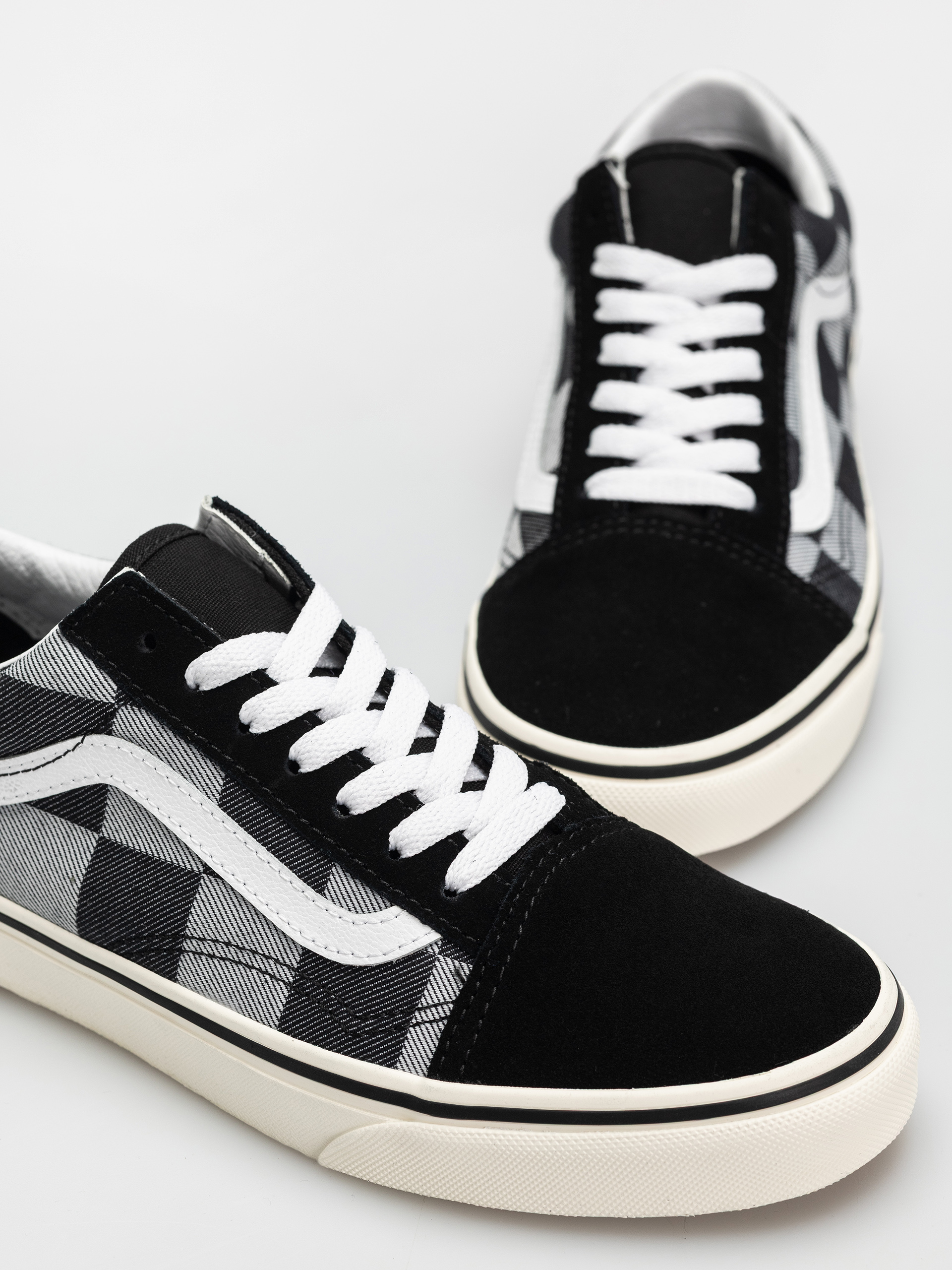 Boty Vans Old Skool (mono checkerboard black)