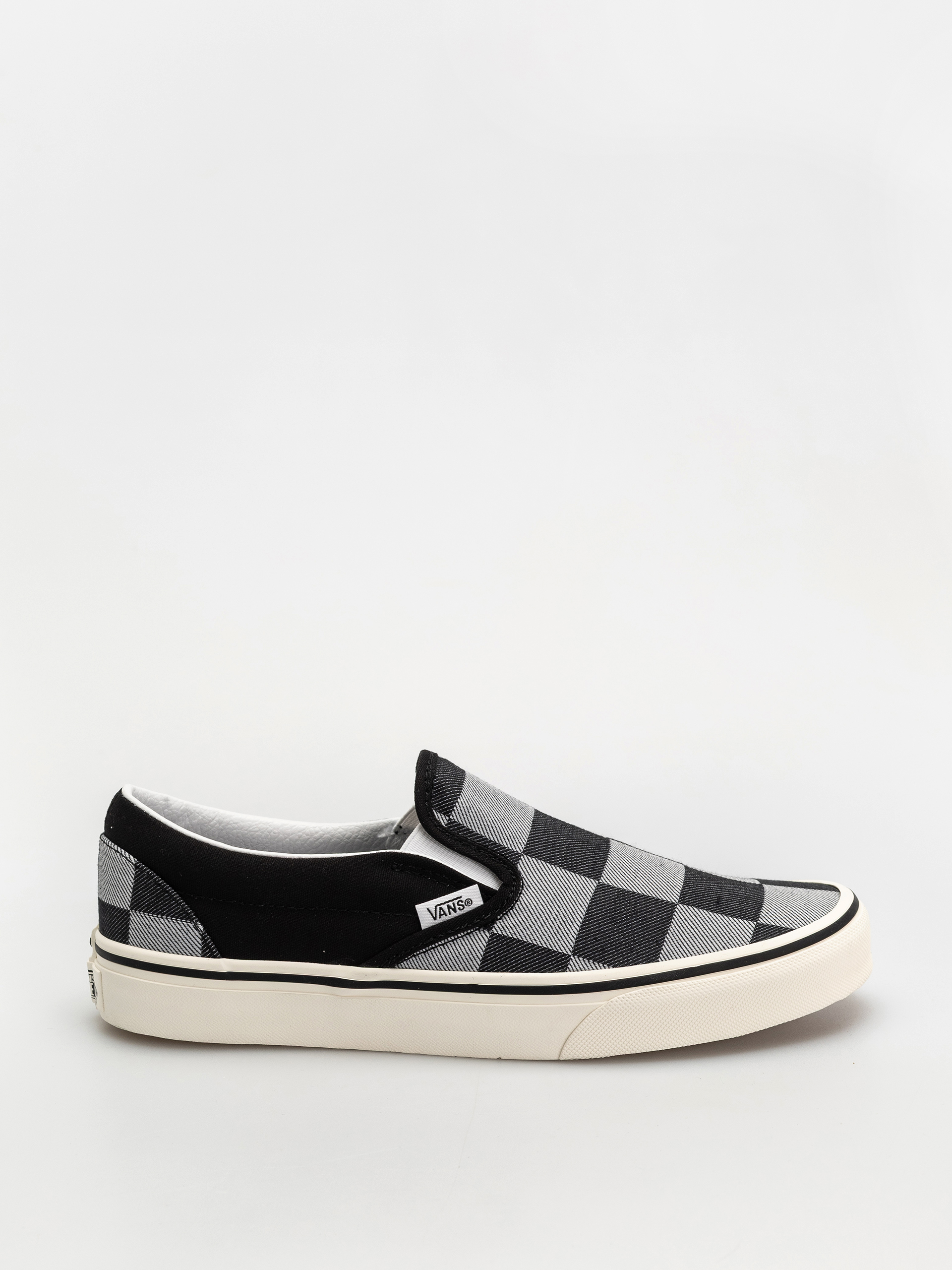 Boty Vans Classic Slip On (mono checkerboard black)