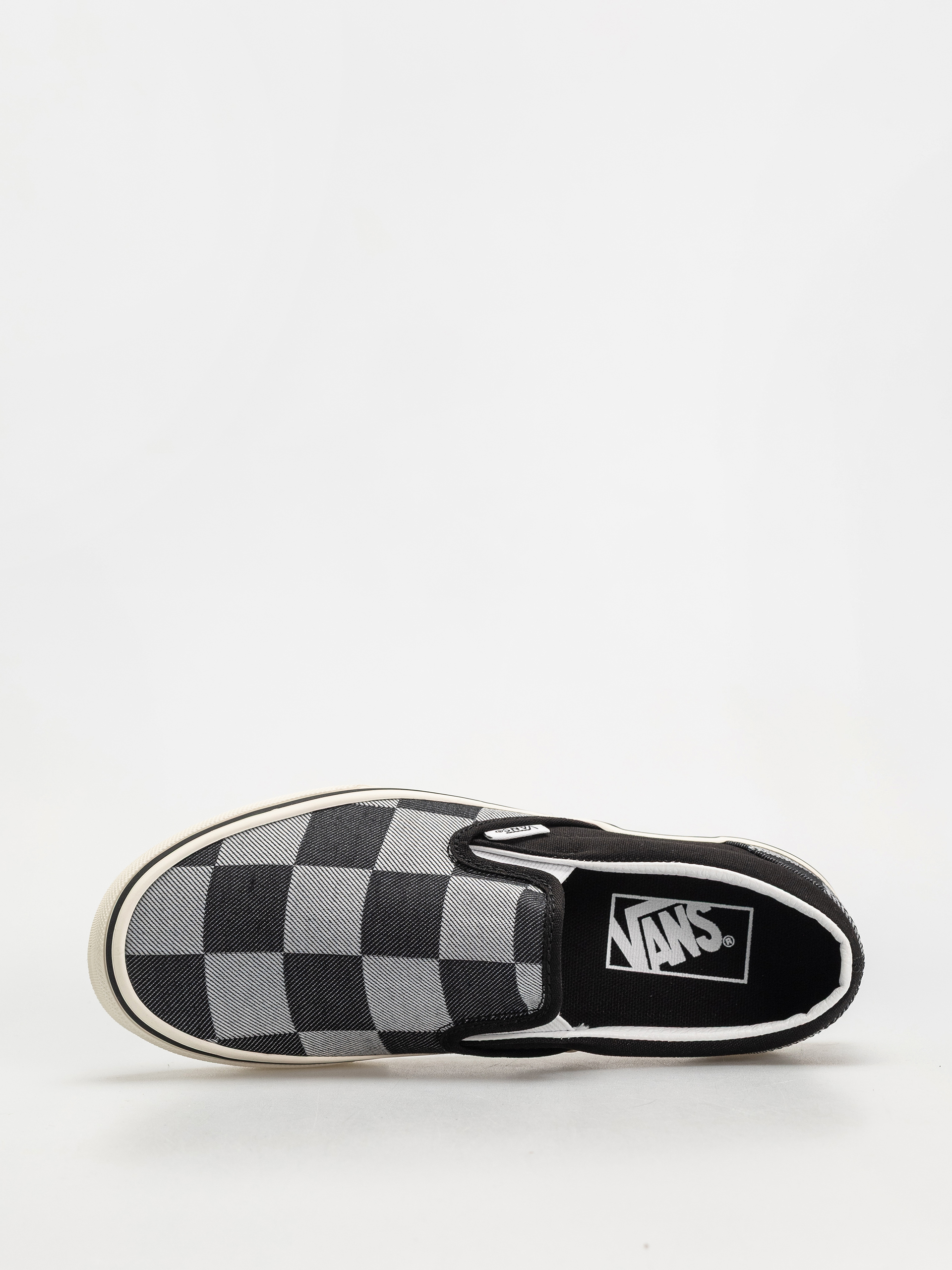 Boty Vans Classic Slip On (mono checkerboard black)