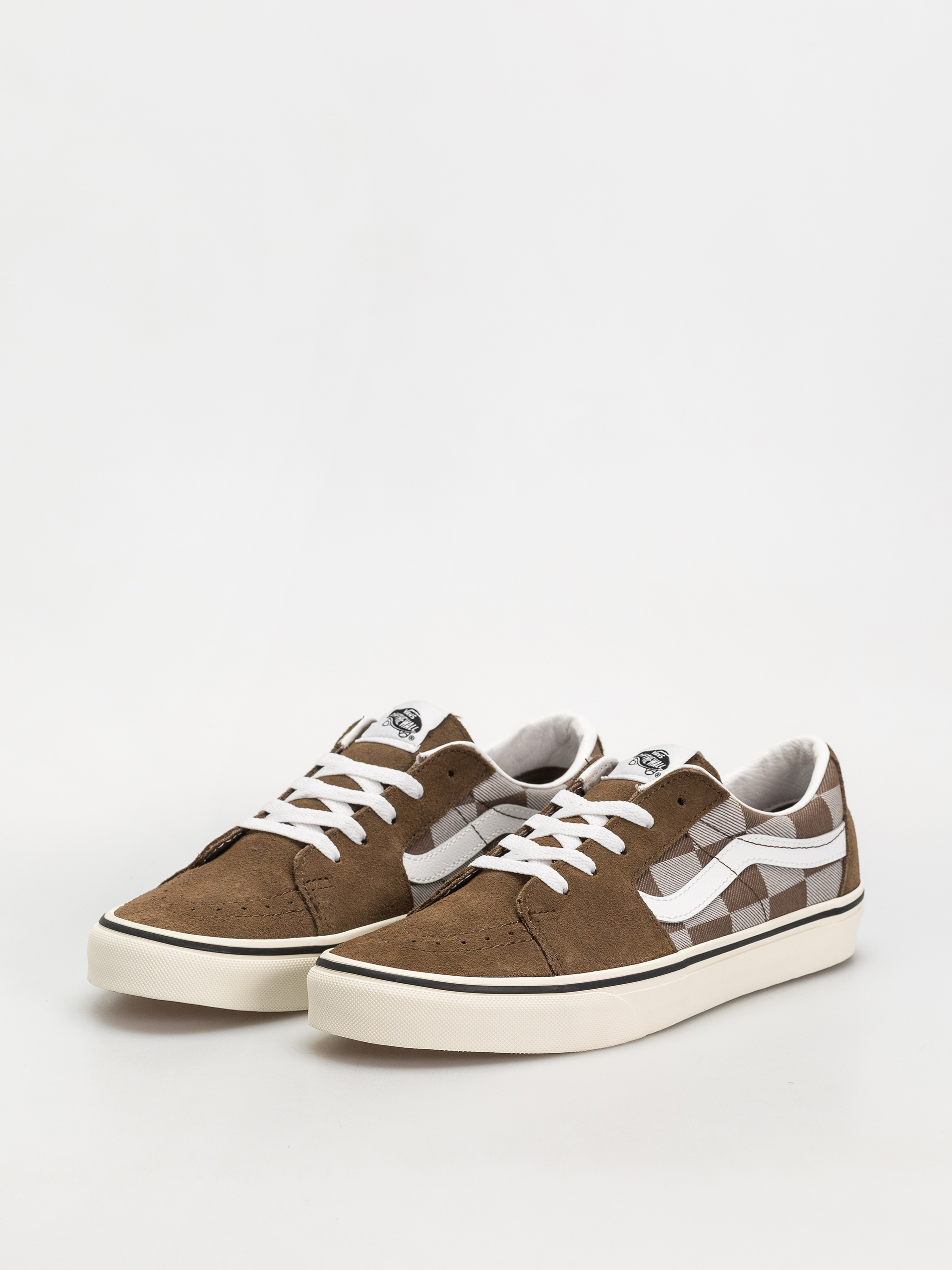 Boty Vans Sk8 Low (mono checkerboard brown)