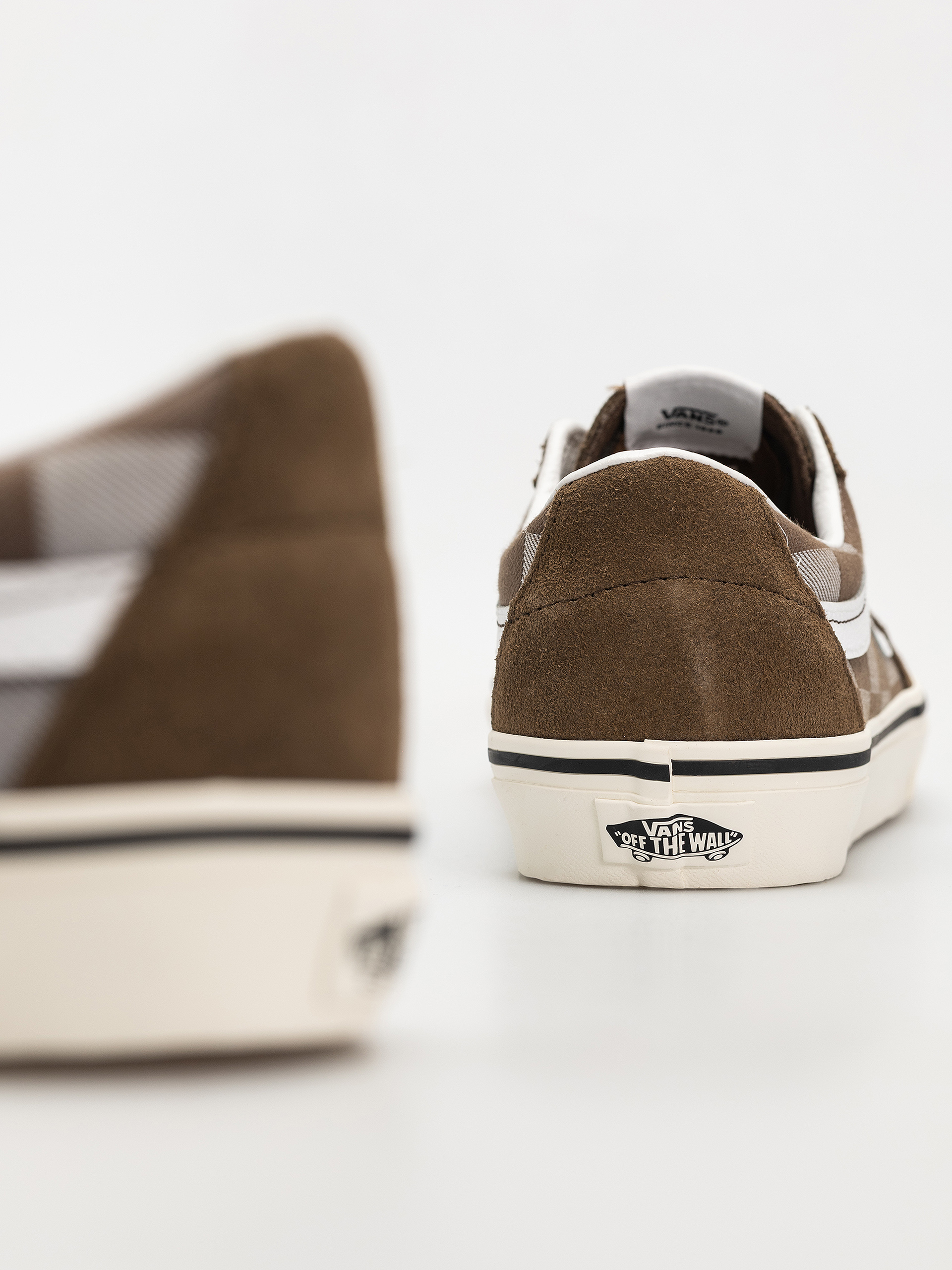 Boty Vans Sk8 Low (mono checkerboard brown)