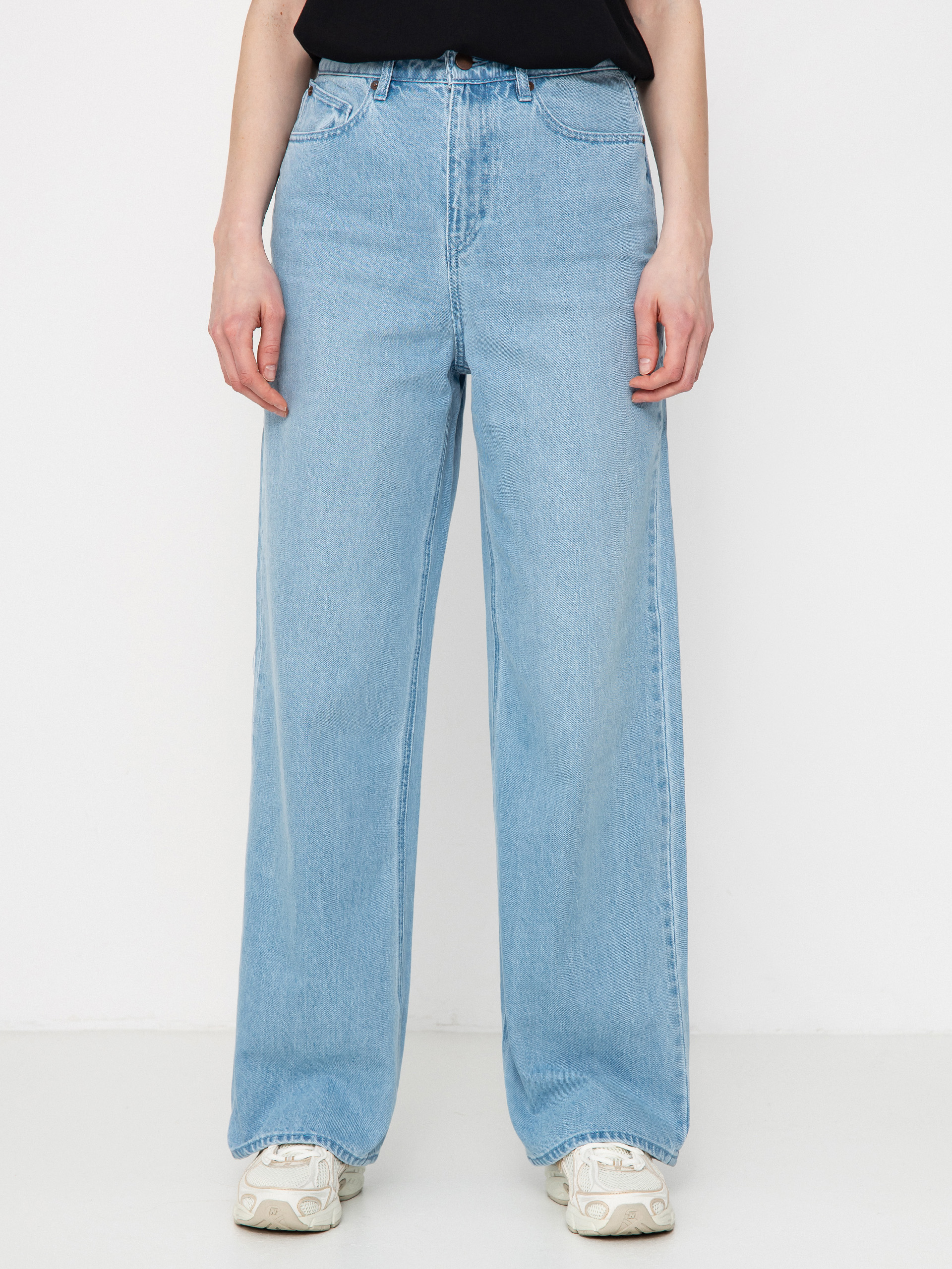 Kalhoty Volcom Stoned Bf Hirise Wmn (blue bird)