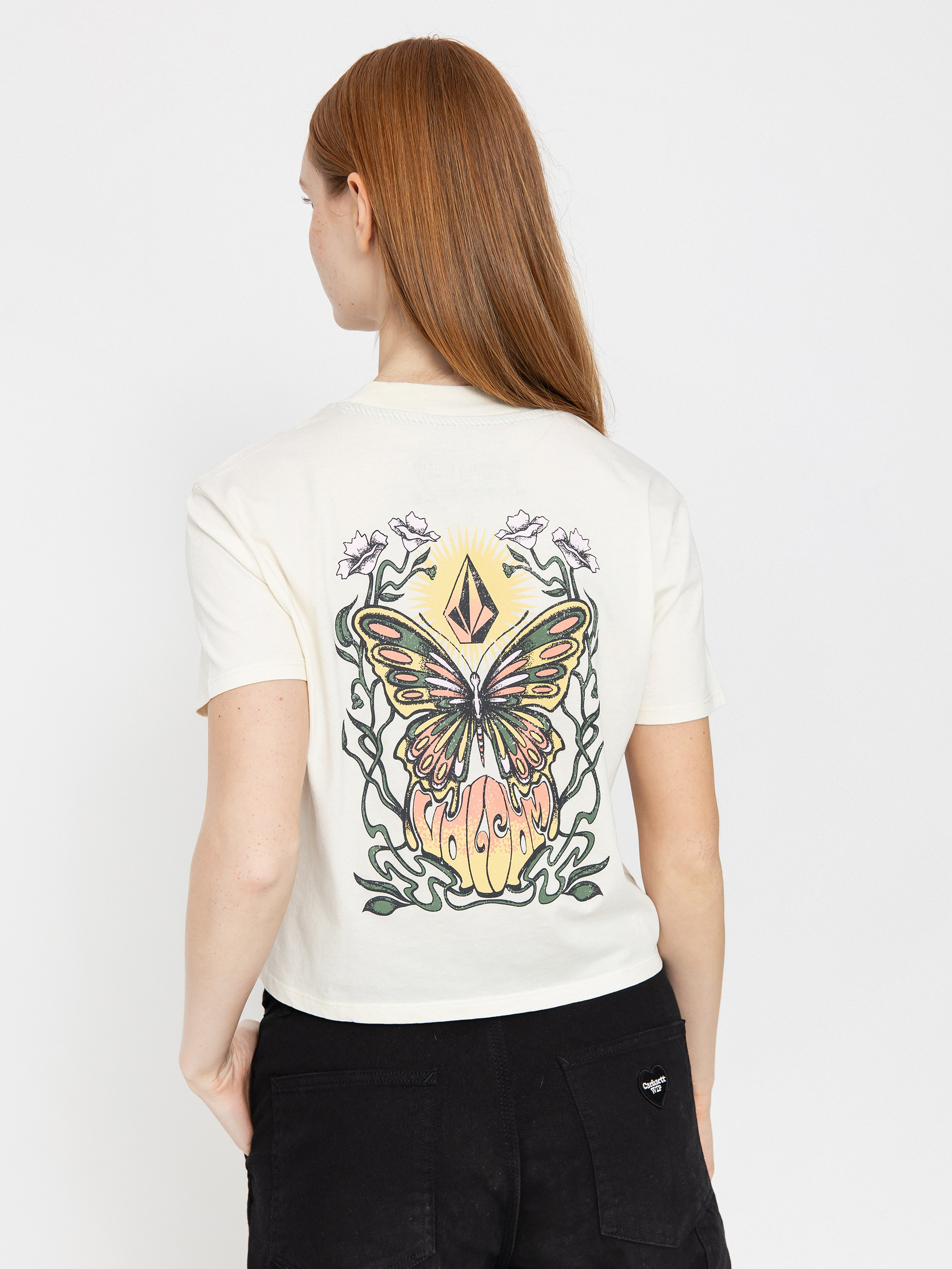 Tričko Volcom Pocket Dial Wmn (bone)