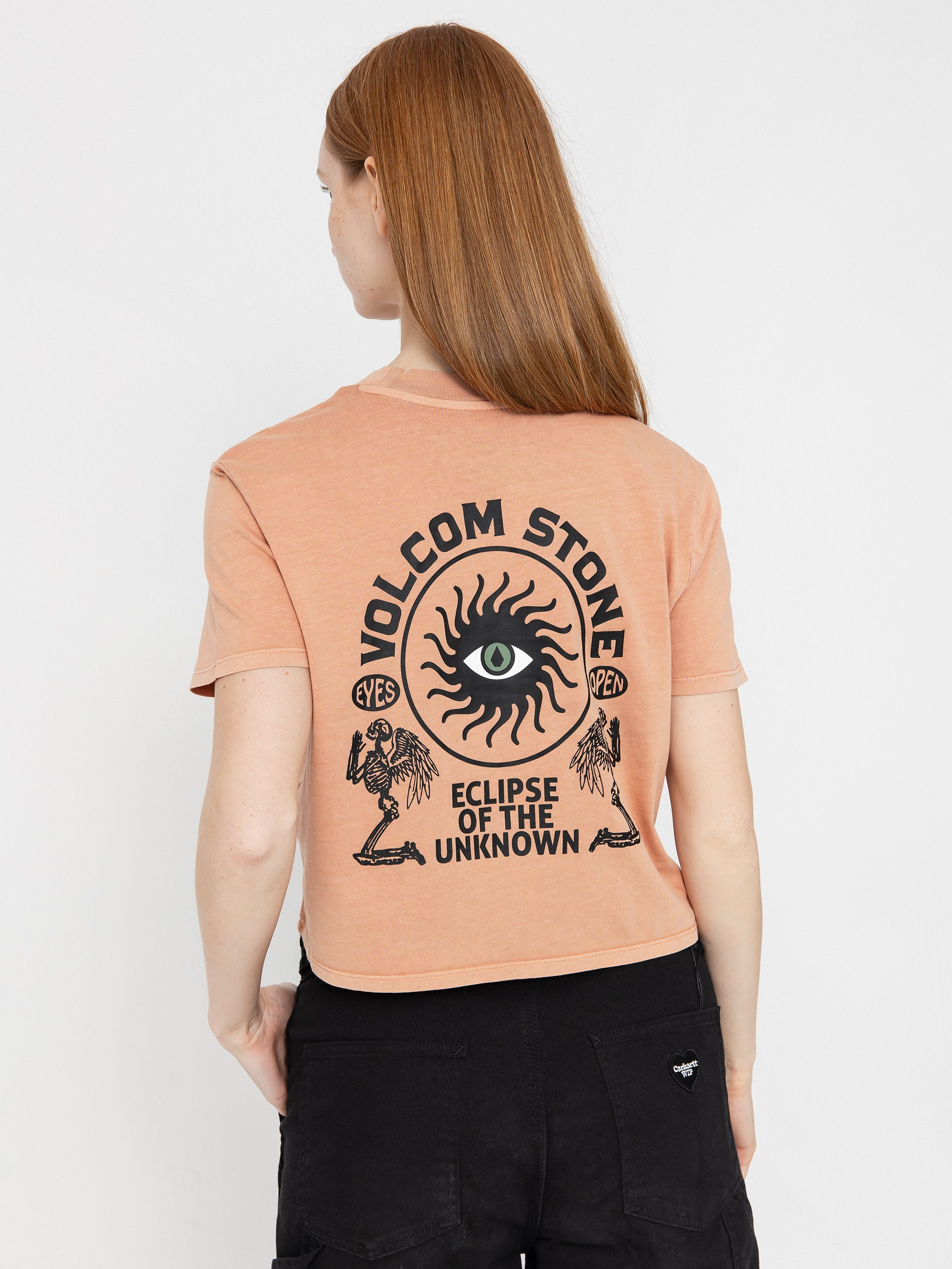 Tričko Volcom Dial Crop Wmn (sand brown)