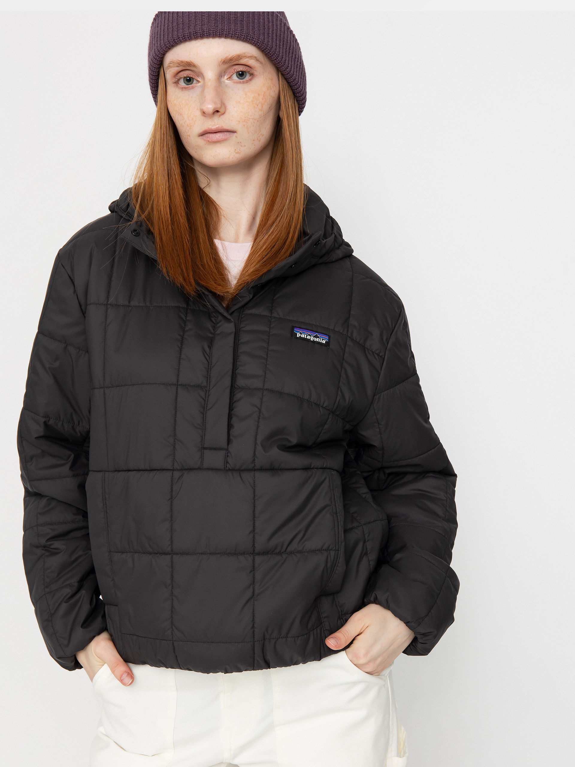 Mikina s kapucí Patagonia Light Gust HD Wmn (black)