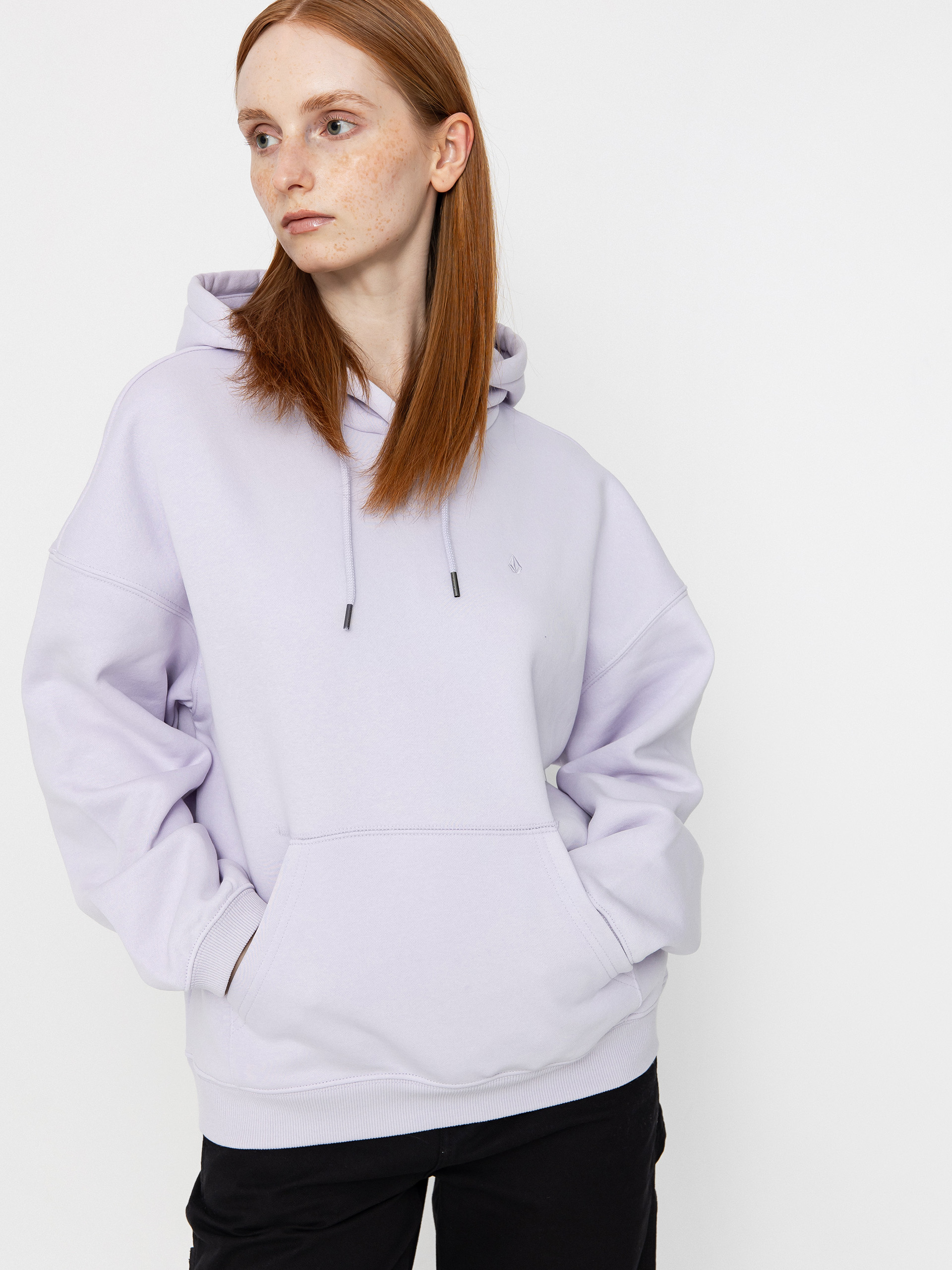 Mikina s kapucí Volcom Stone Heart Up HD Wmn (dusty lavender)