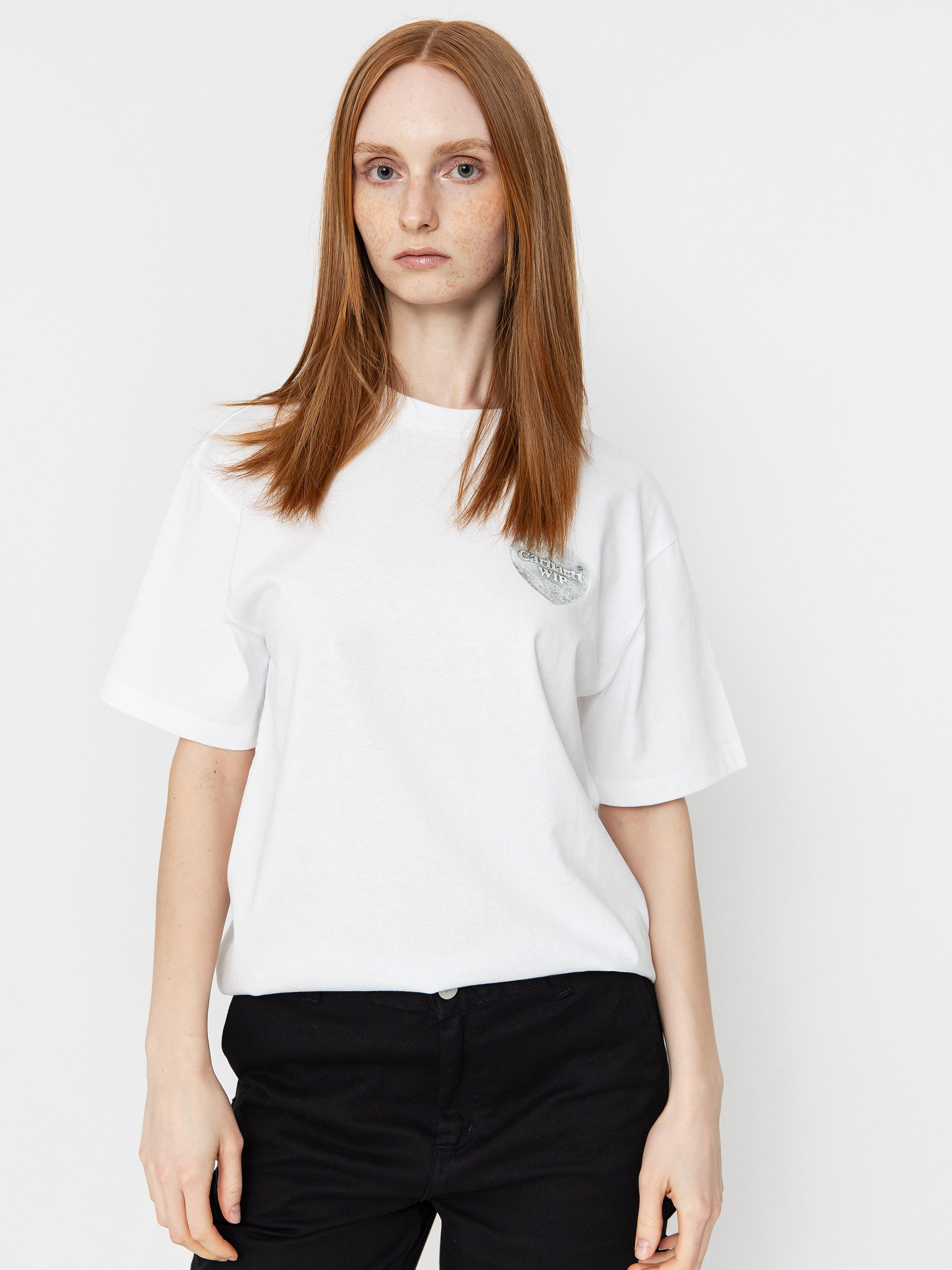 Tričko Carhartt WIP Hartt Chain Wmn (white)