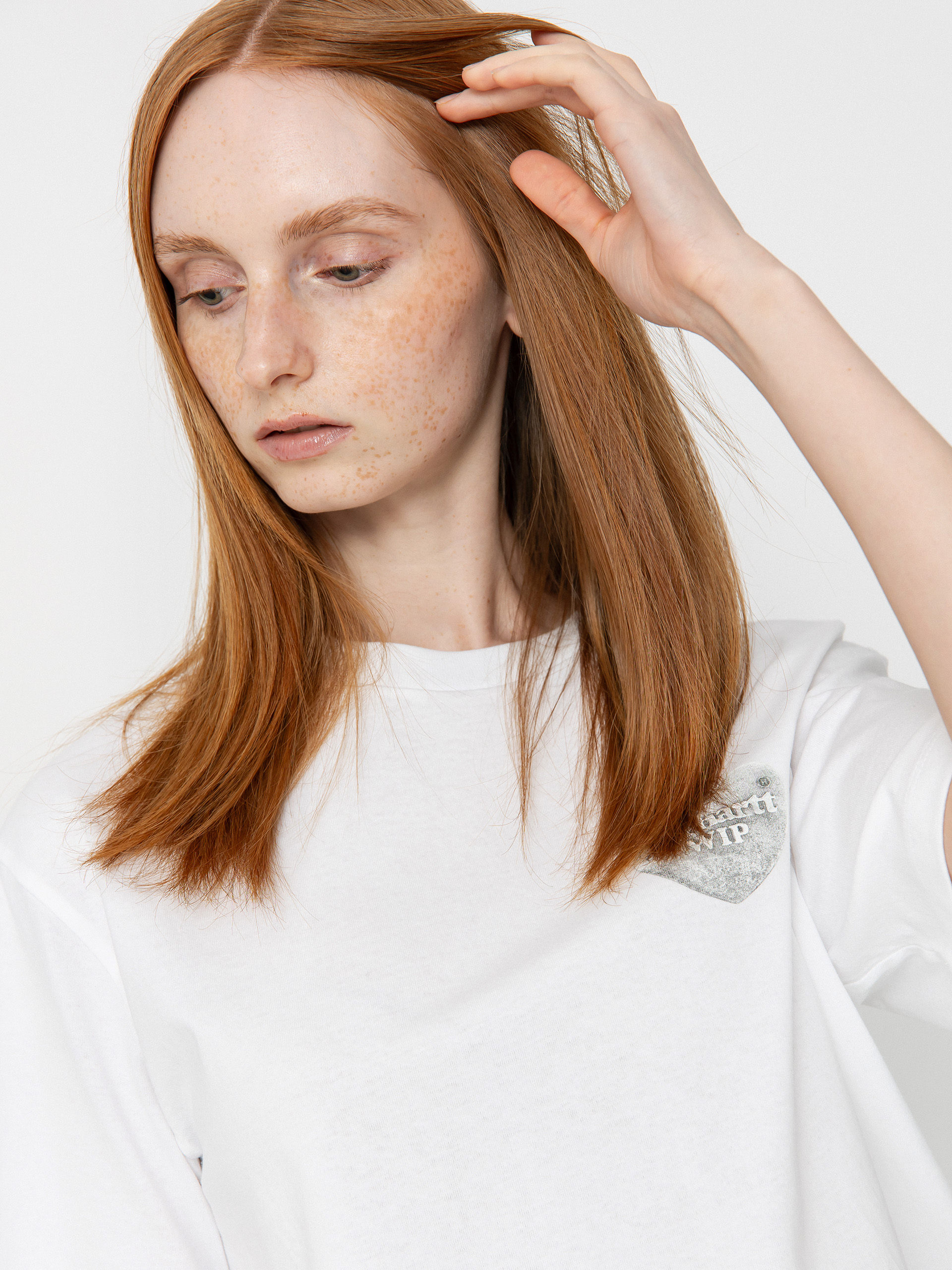 Tričko Carhartt WIP Hartt Chain Wmn (white)