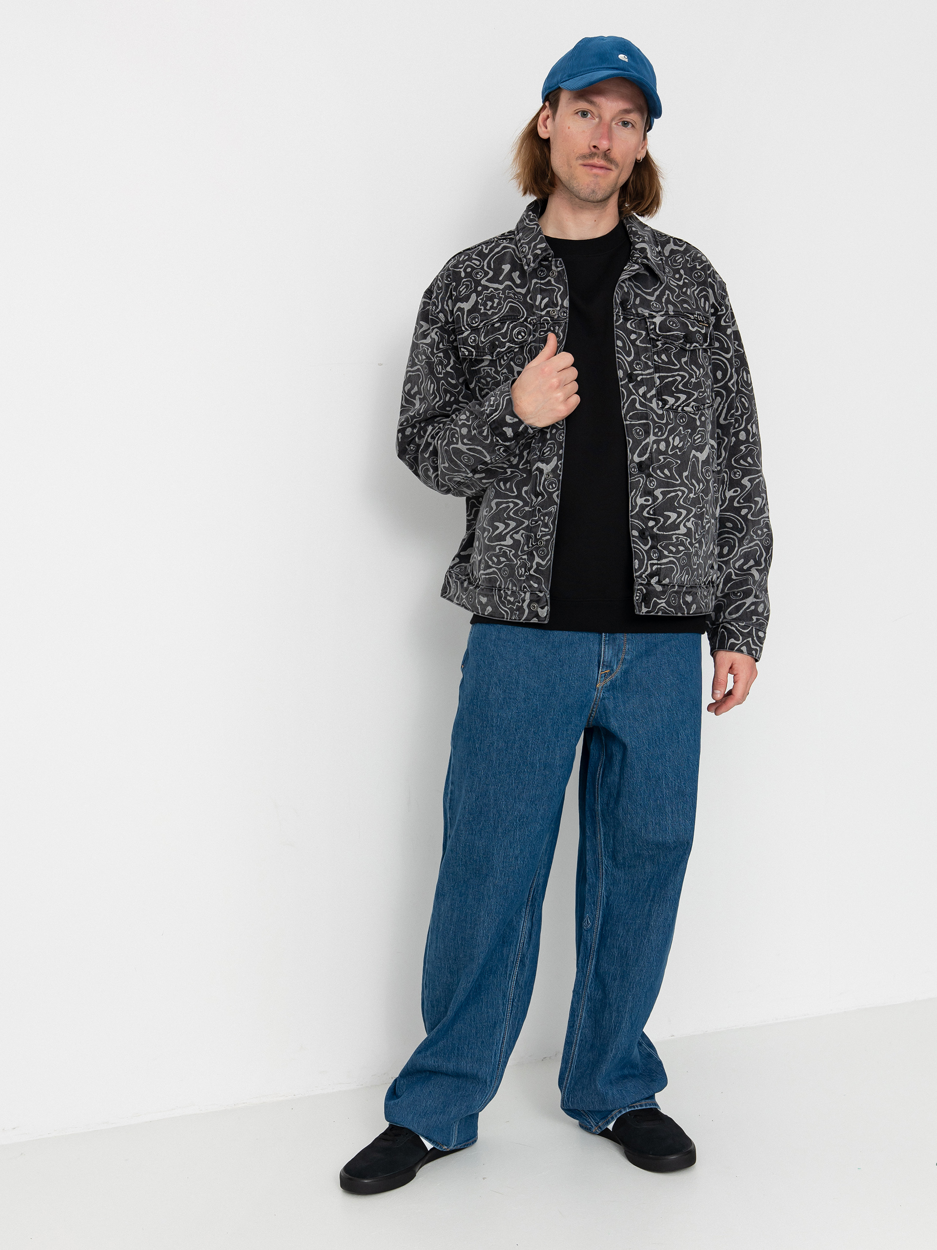 Bunda Volcom Fa F Rygalski (black print)