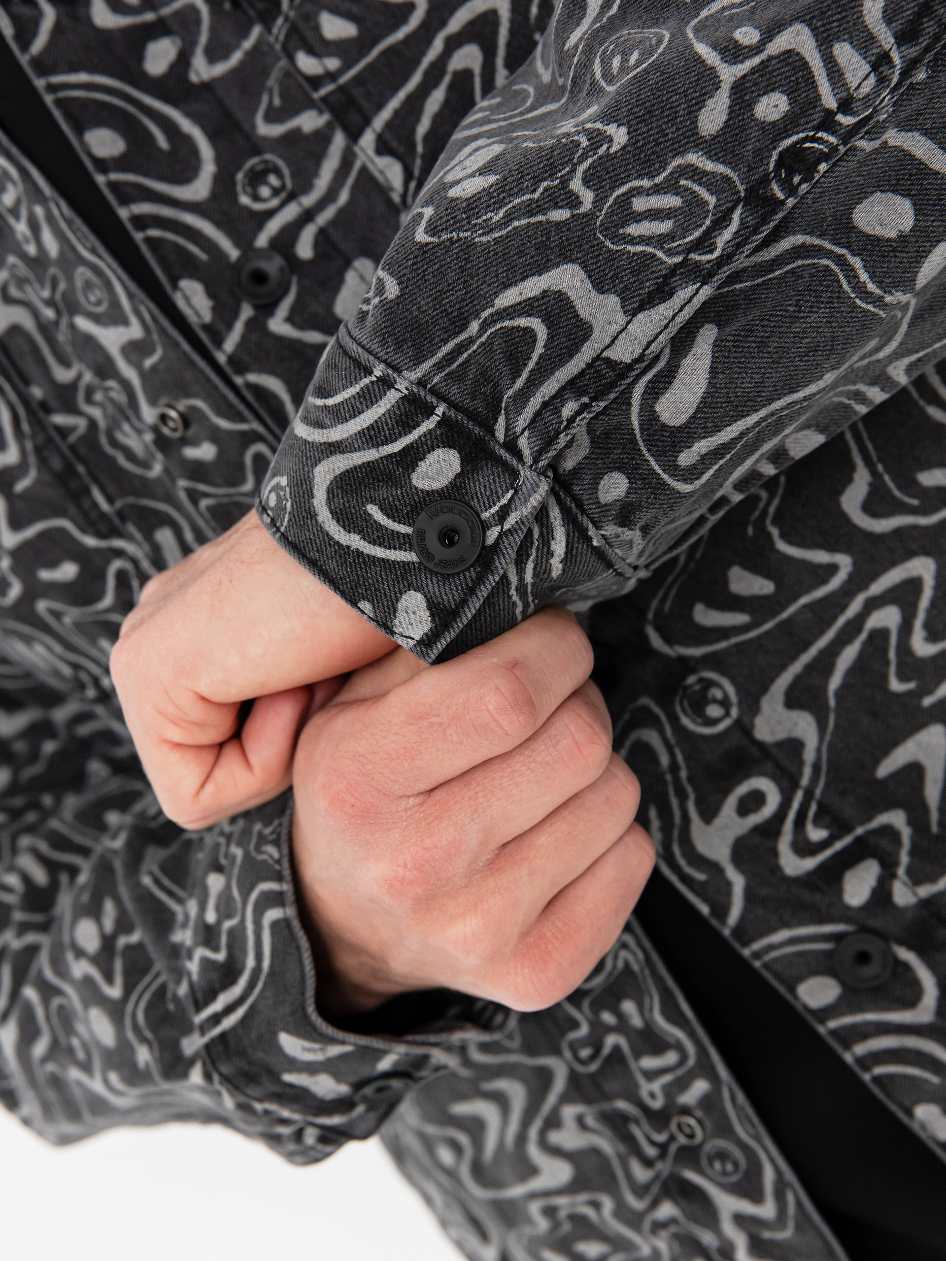 Bunda Volcom Fa F Rygalski (black print)